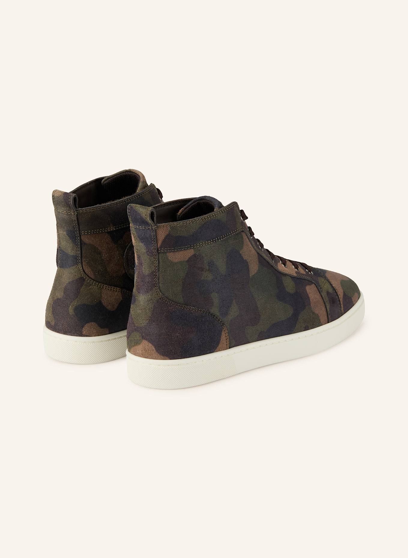 Christian Louboutin Hightop-Sneaker LOUIS: KHAKI / DUNKELBRAUN