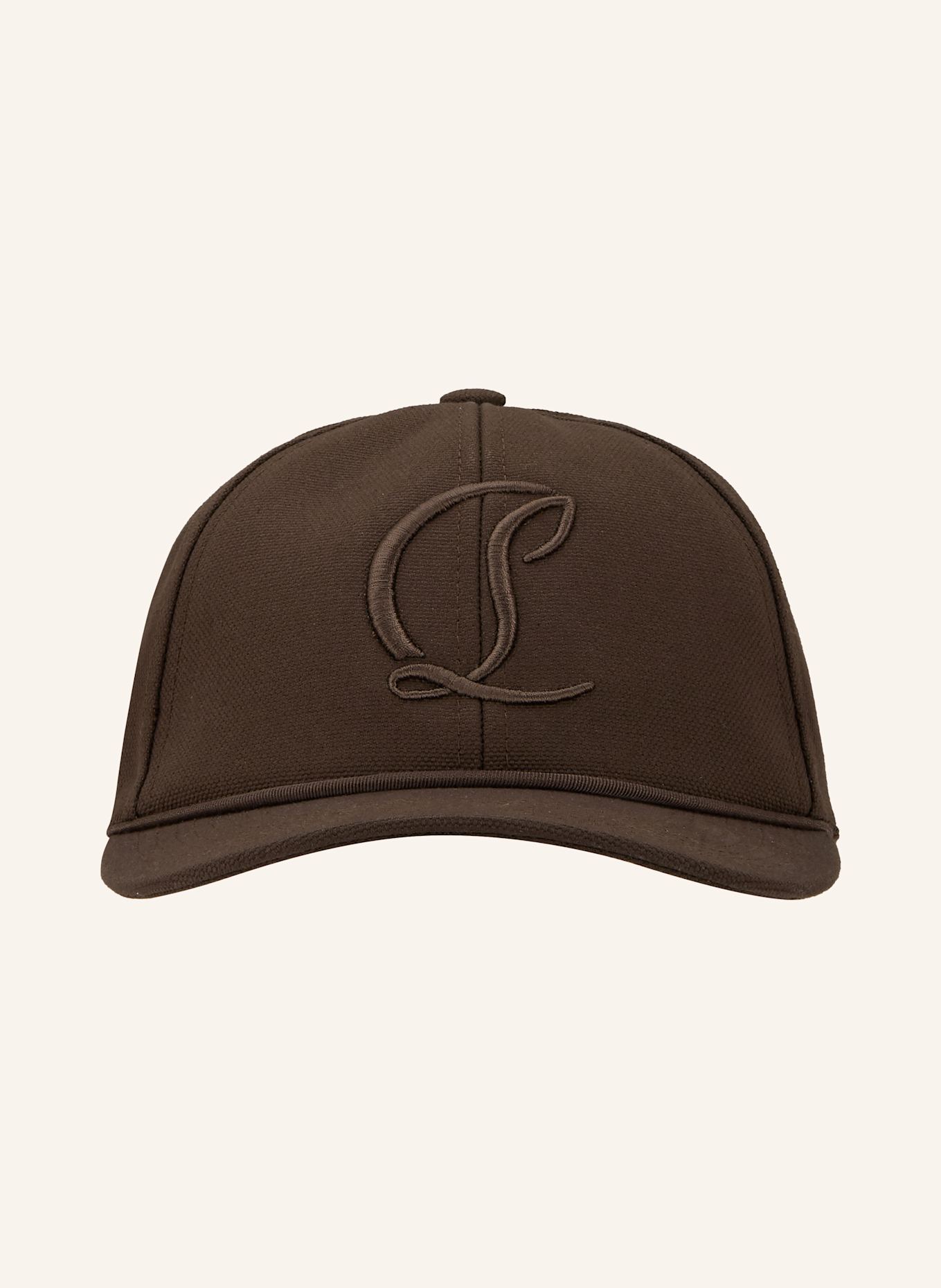 Christian Louboutin Czapka z daszkiem MOONCREST AC: BRĄZOWY