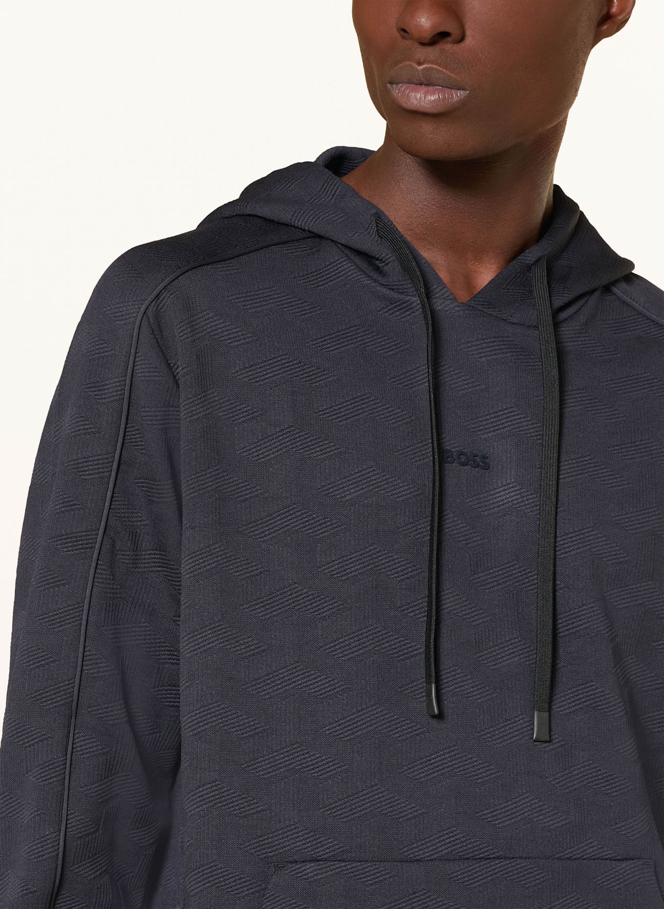 BOSS Hoodie MIRROR: DUNKELBLAU