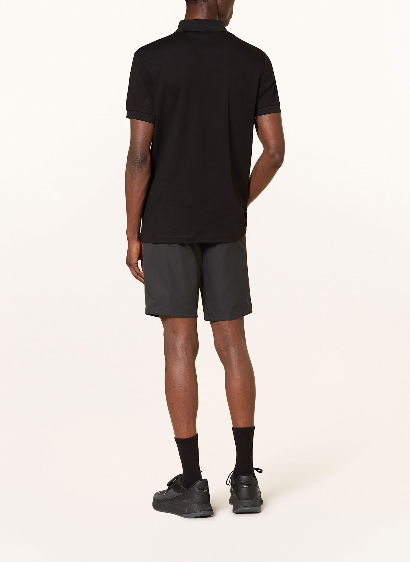 BOSS Jersey-Poloshirt PIO Regular Fit: SCHWARZ