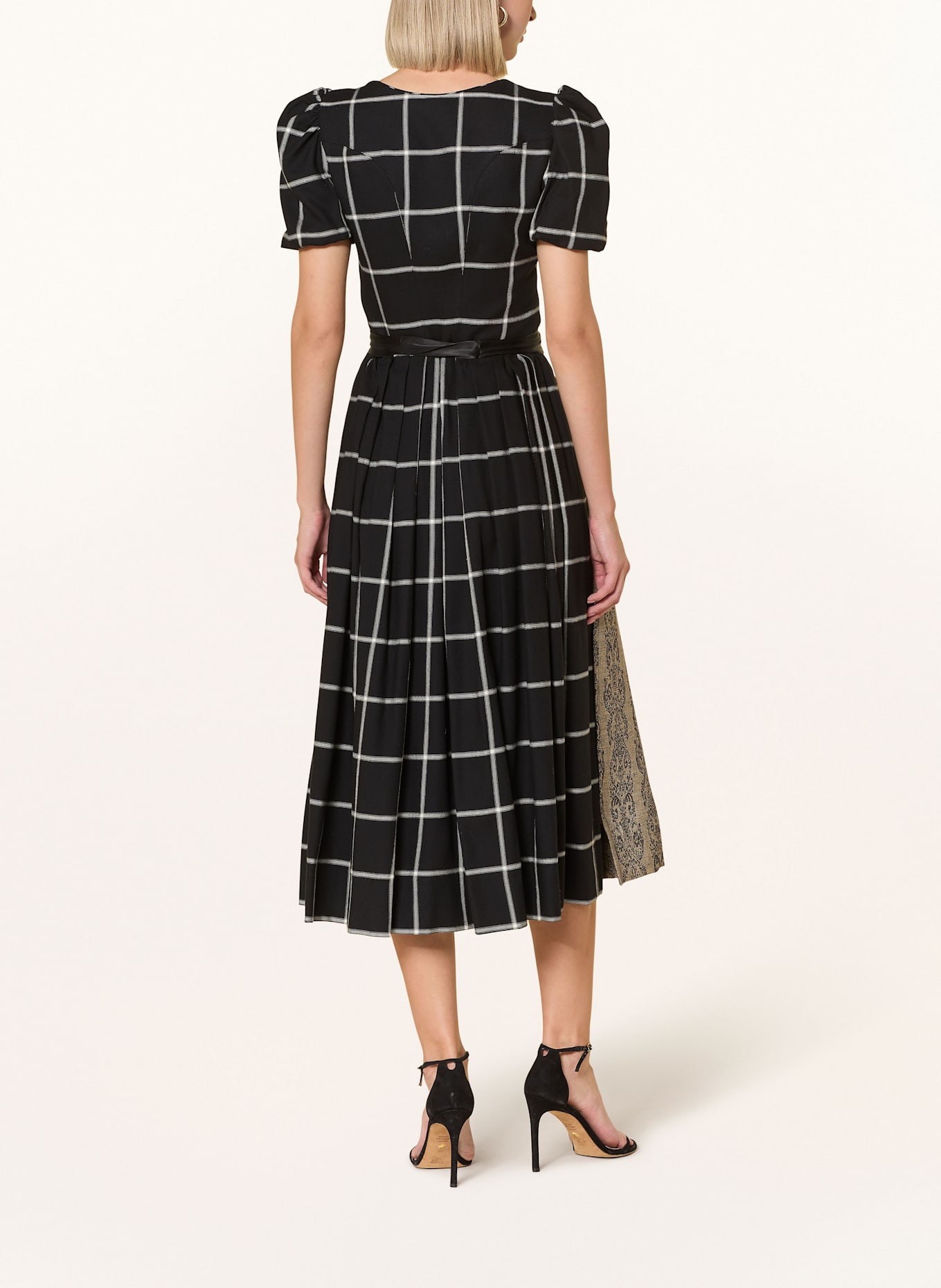 Gottseidank Dirndl LORLE: SCHWARZ / WEISS