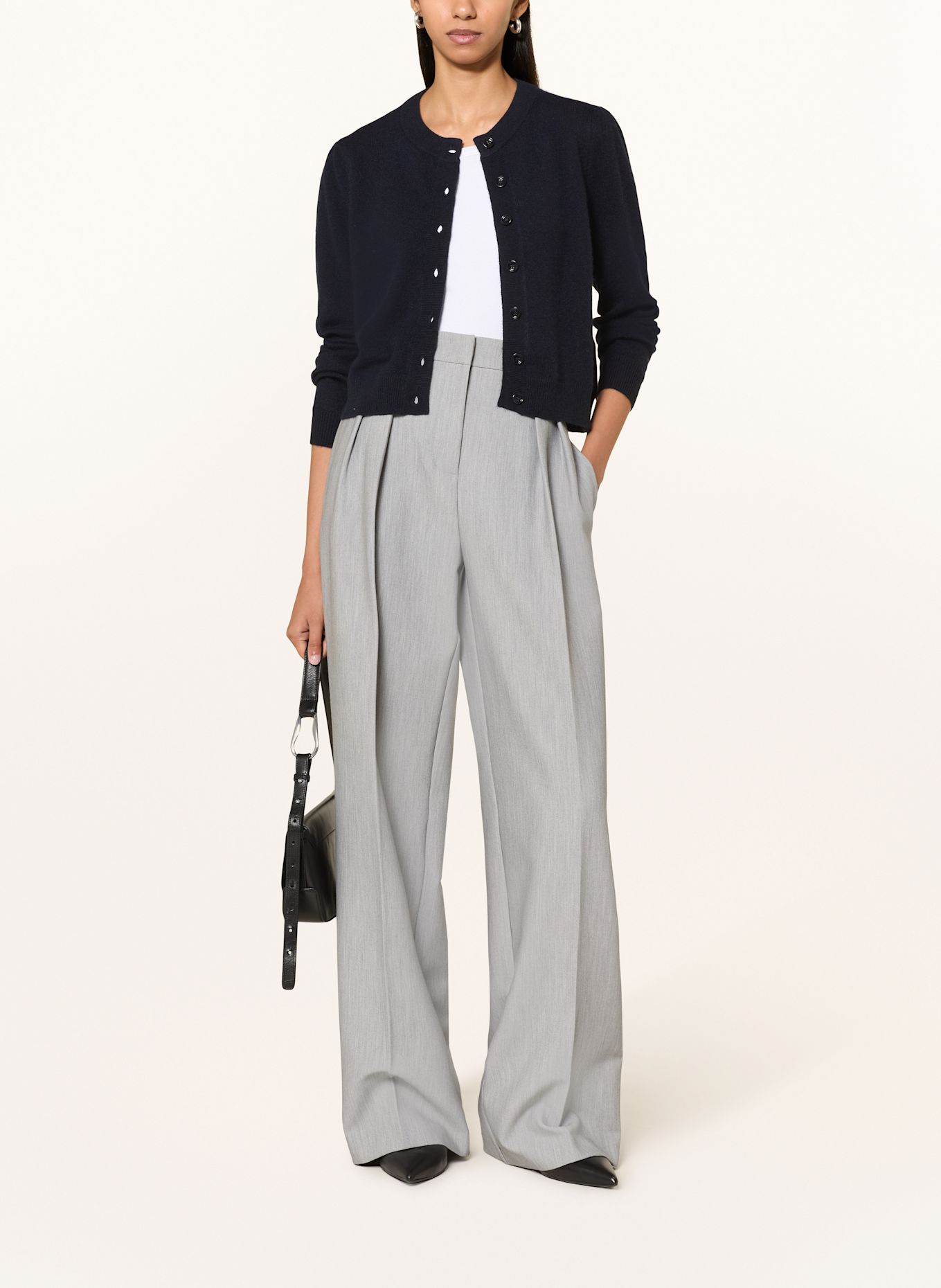 ALLUDE Cardigan en cachemire: BLEU FONCÉ