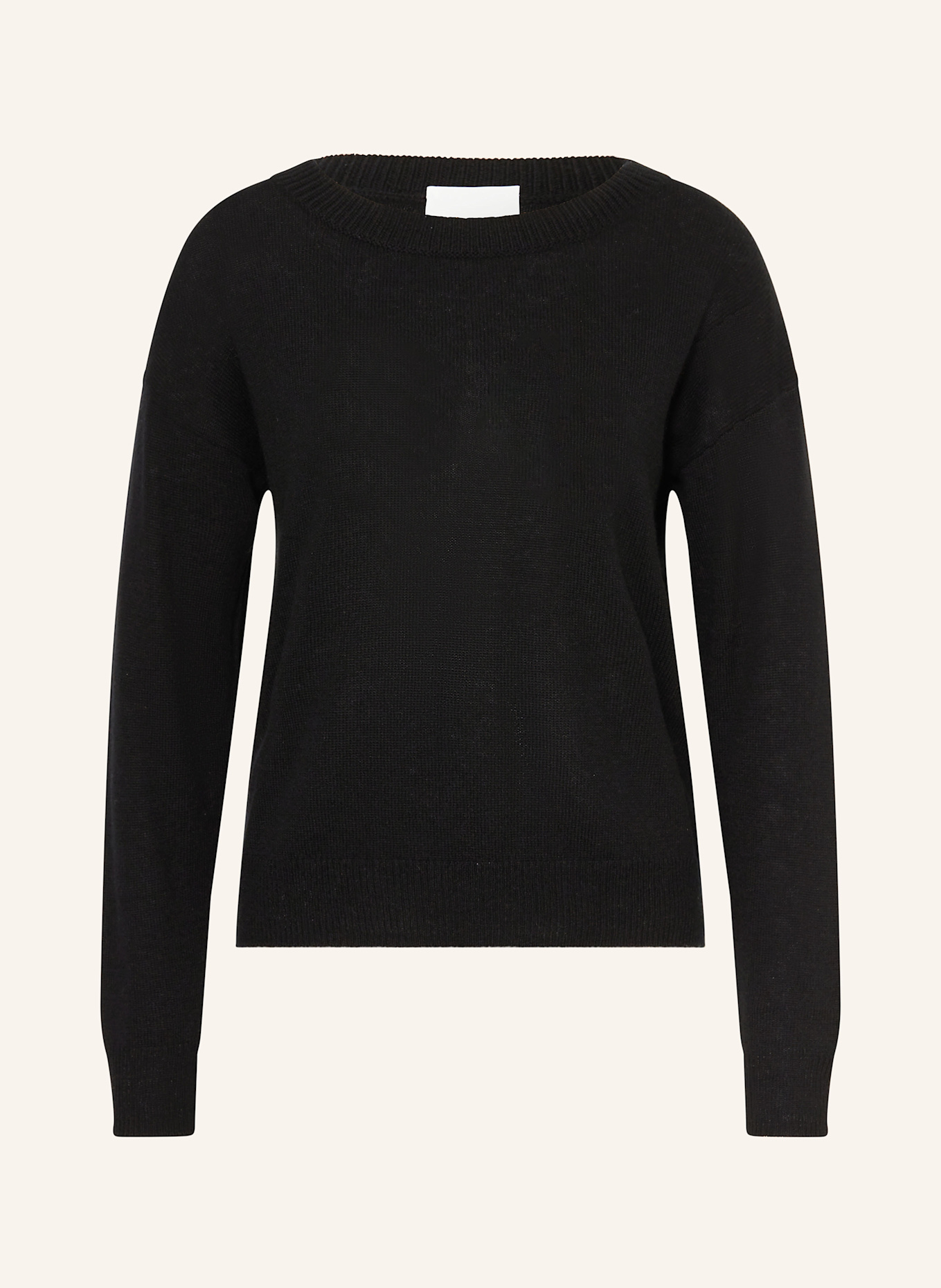 ALLUDE Cashmere-Pullover: SCHWARZ
