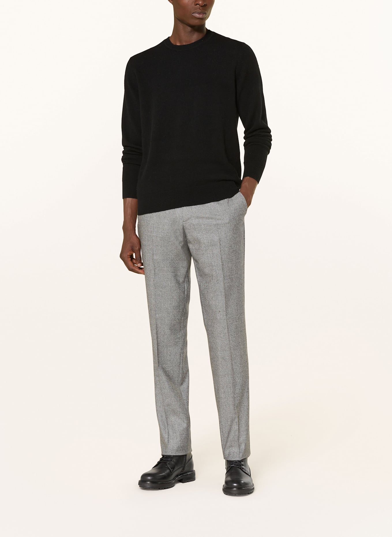 CHAS Cashmere-Pullover: SCHWARZ