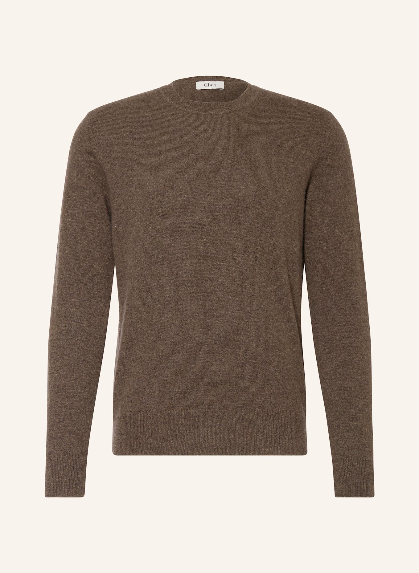 CHAS Cashmere-Pullover: BRAUN