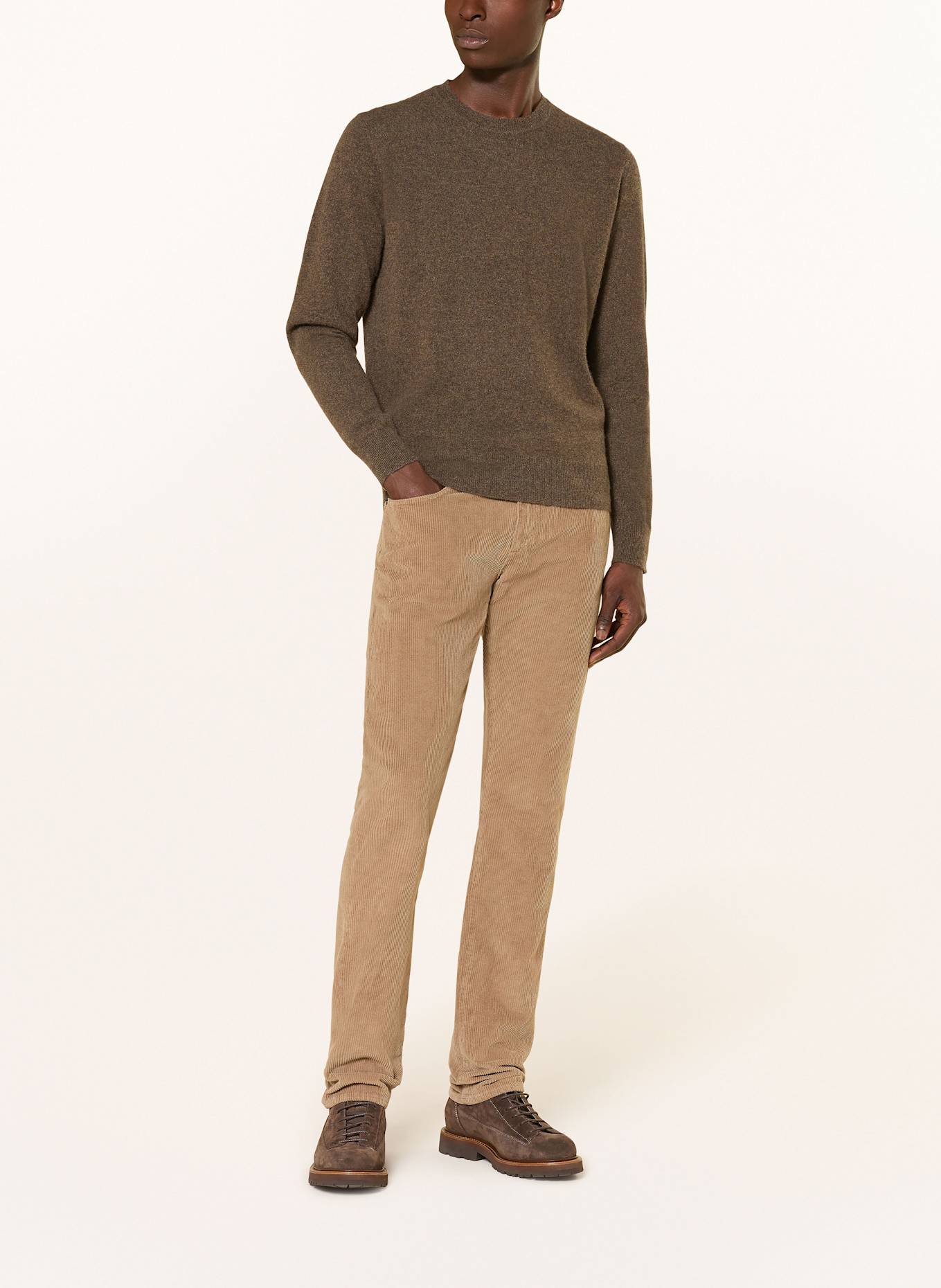 CHAS Cashmere-Pullover: BRAUN