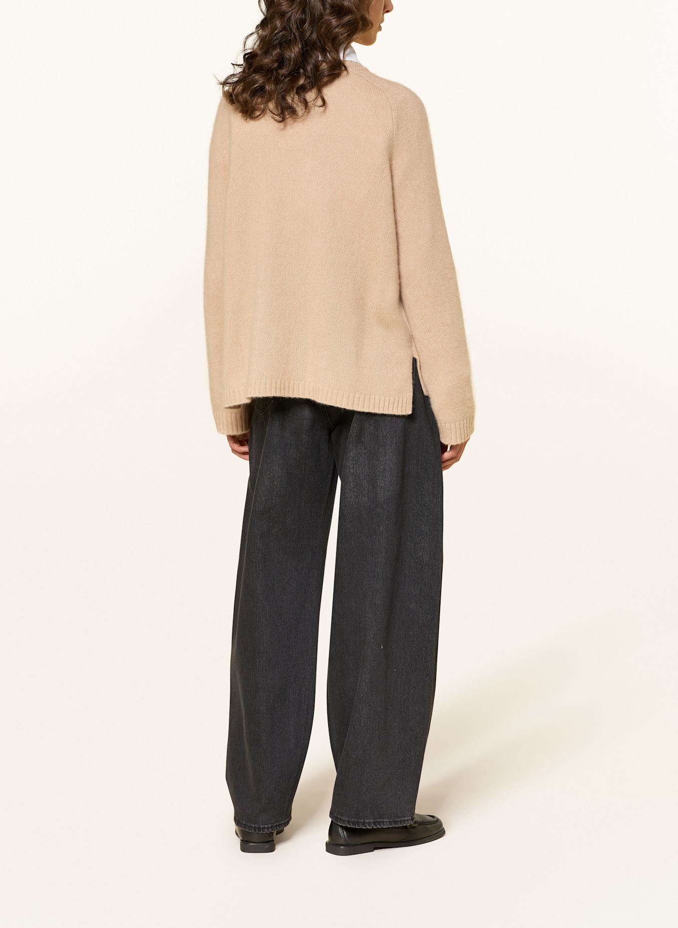 HEMISPHERE Pullover mit Cashmere: CAMEL