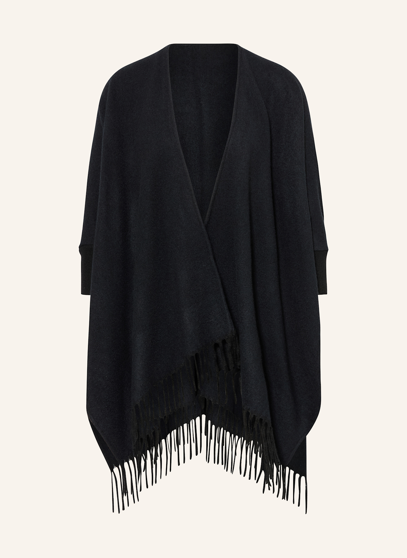 HEMISPHERE Cashmere-Cape: DUNKELBLAU