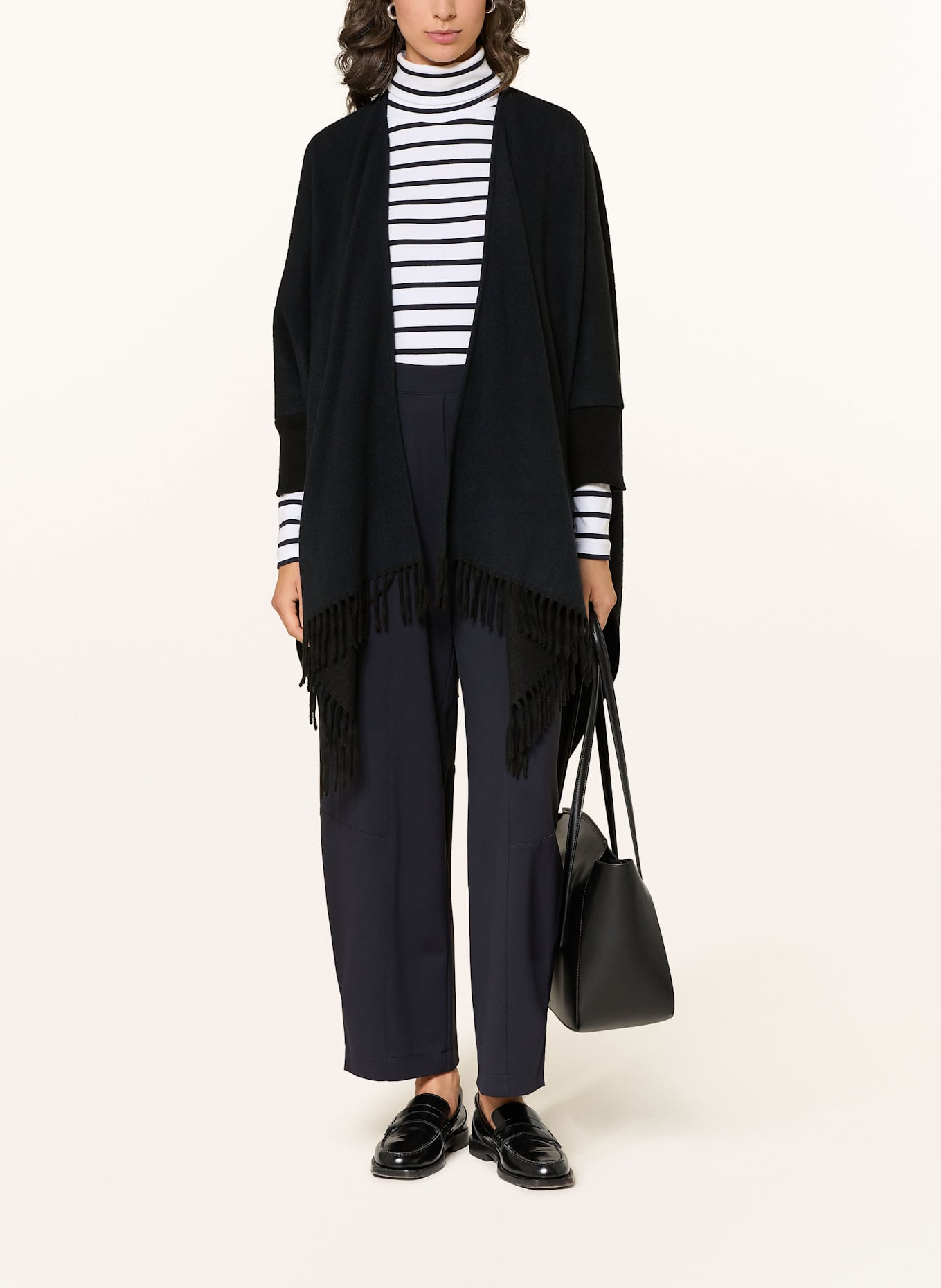 HEMISPHERE Cashmere-Cape: DUNKELBLAU