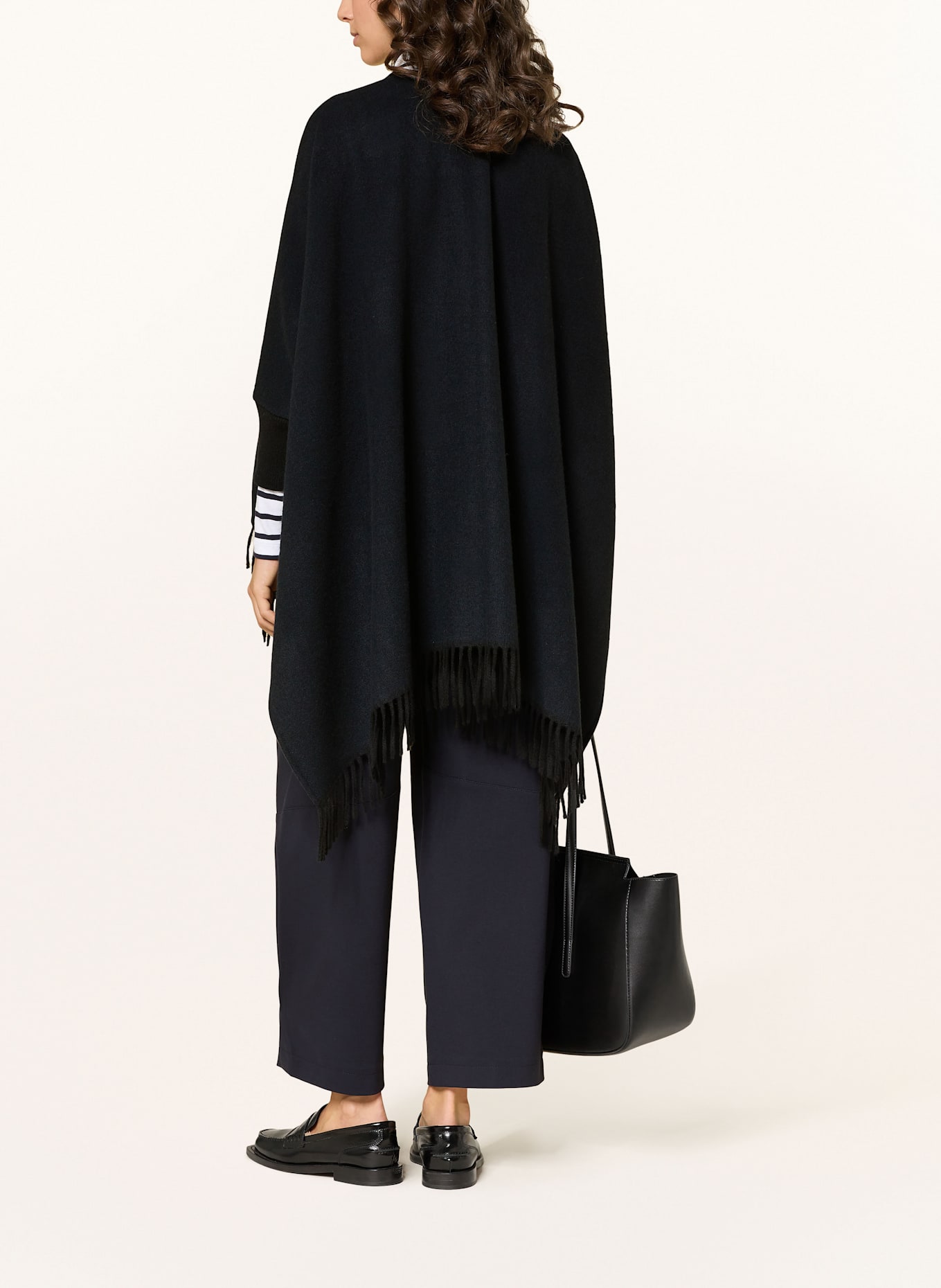 HEMISPHERE Cashmere-Cape: DUNKELBLAU