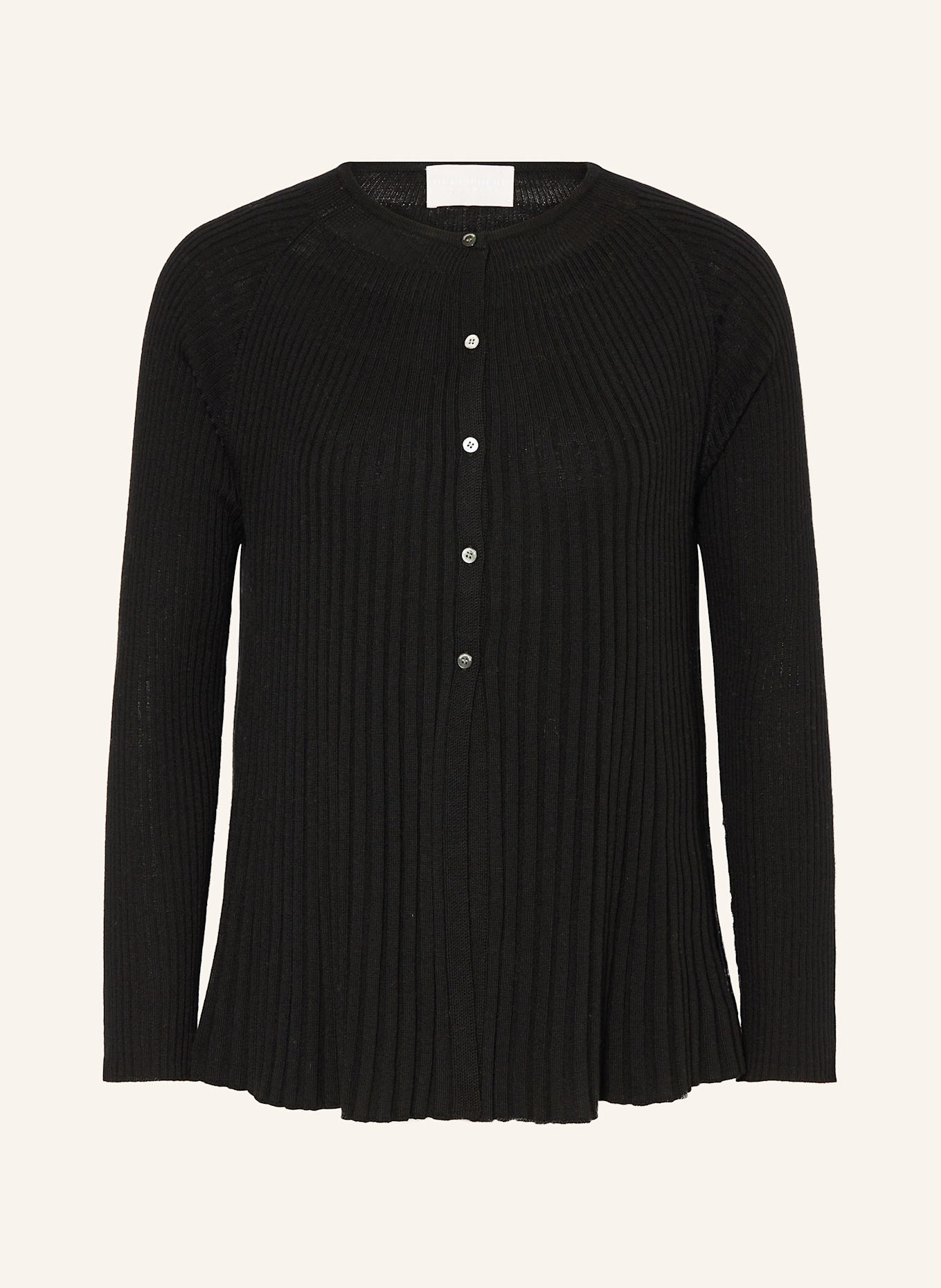 HEMISPHERE Strickjacke: SCHWARZ