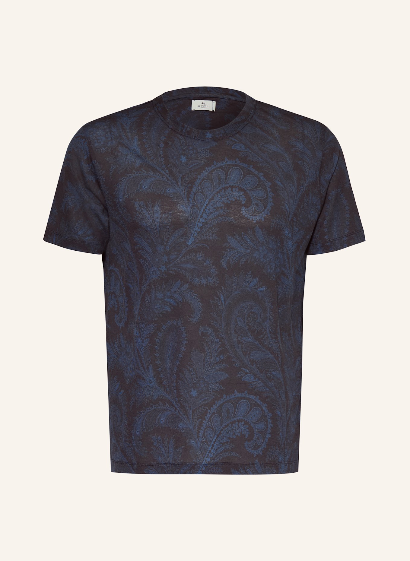 ETRO T-Shirt: DUNKELBLAU / BLAU