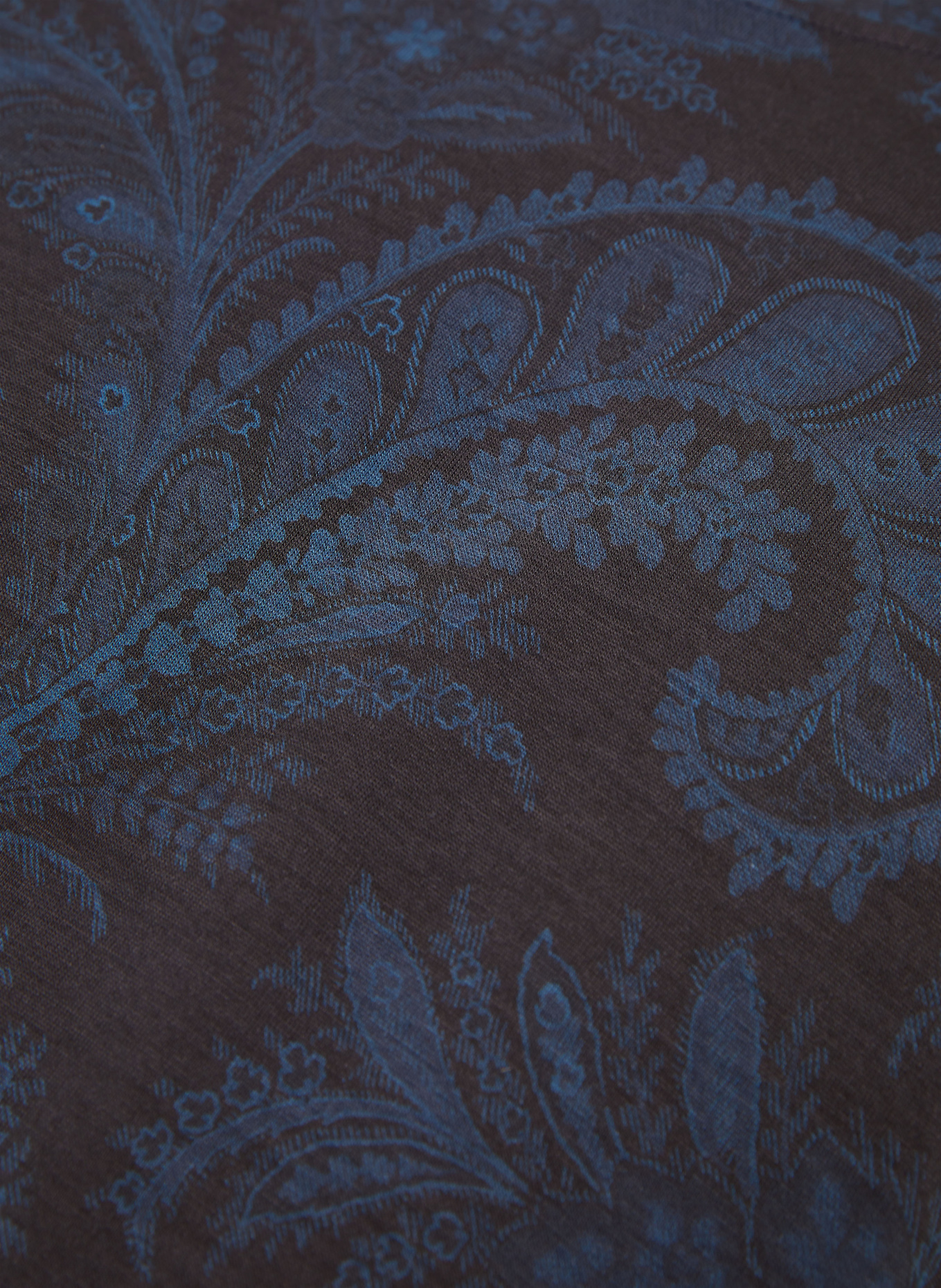 ETRO T-Shirt: DUNKELBLAU / BLAU