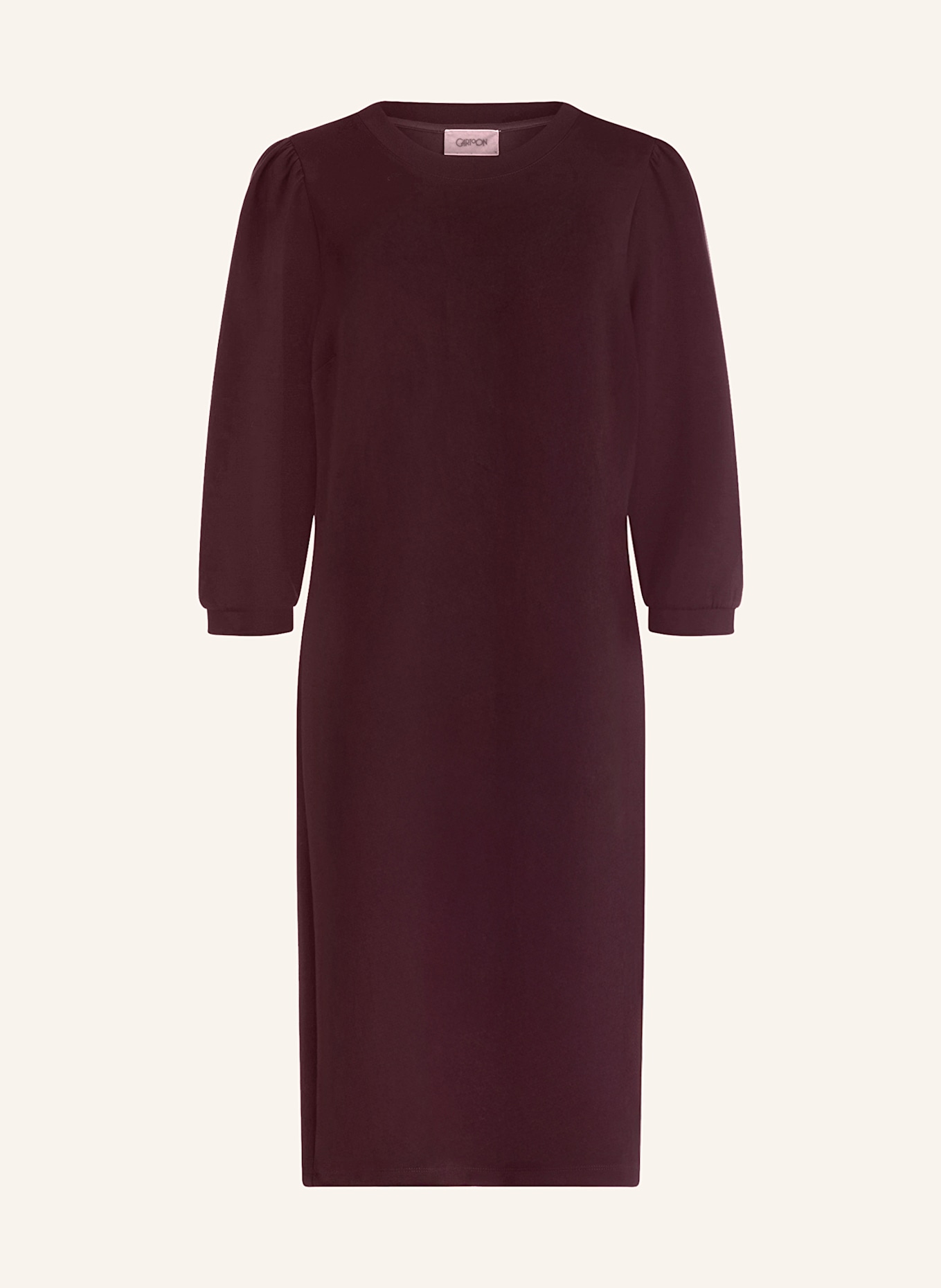 CARTOON Jerseykleid mit 3/4-Arm: DUNKELROT