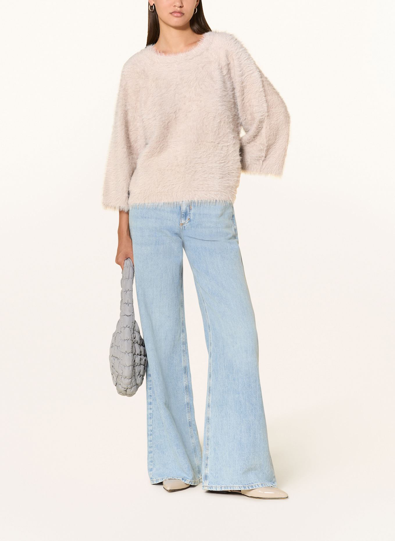 CARTOON Pullover mit 3/4-Arm: HELLBRAUN