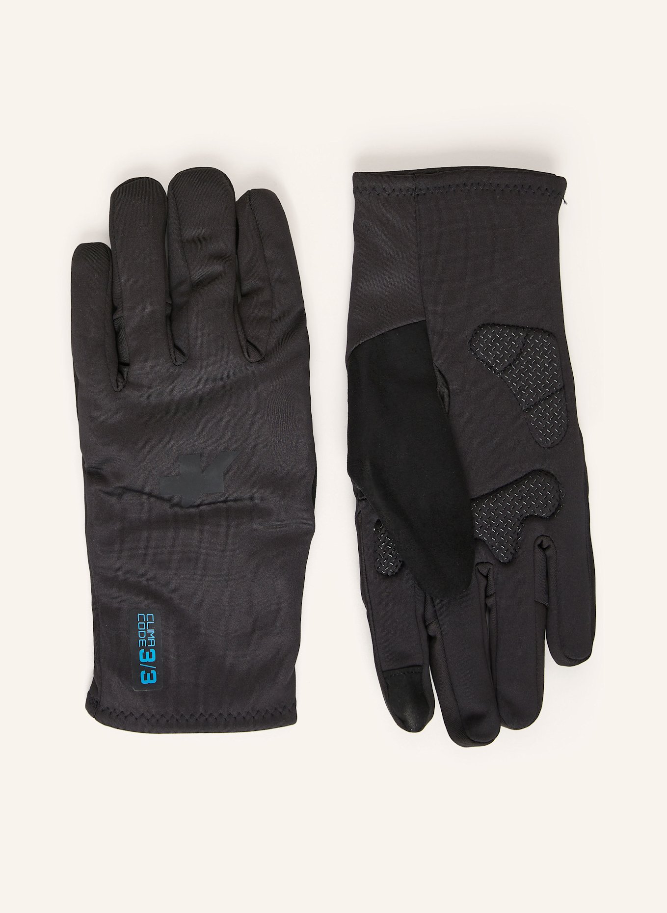 ASSOS Fahrradhandschuhe WINTER P1 mit Touchscreen-Funktion: SCHWARZ