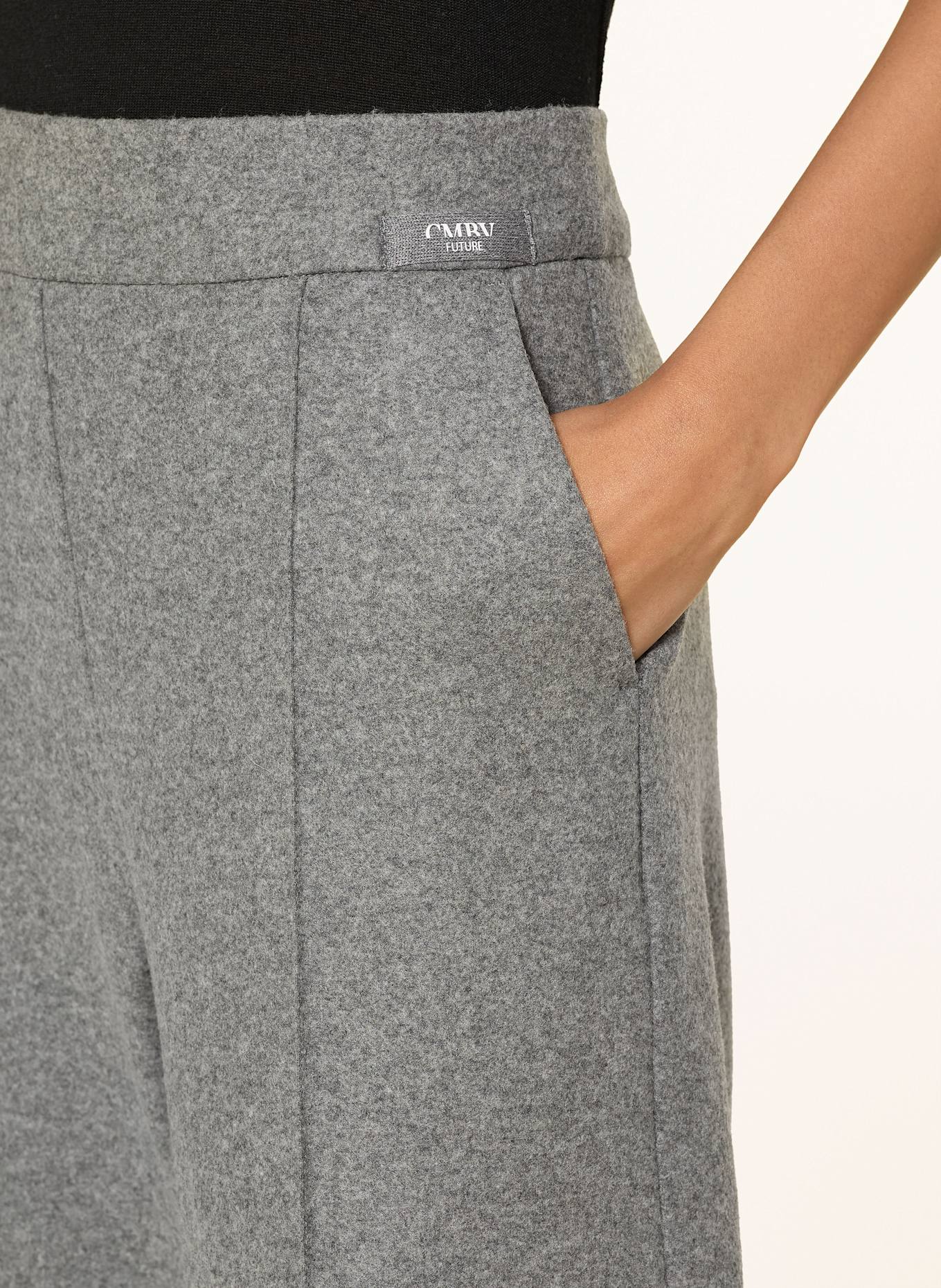CAMBIO Flanellhose CAMERON: GRAU