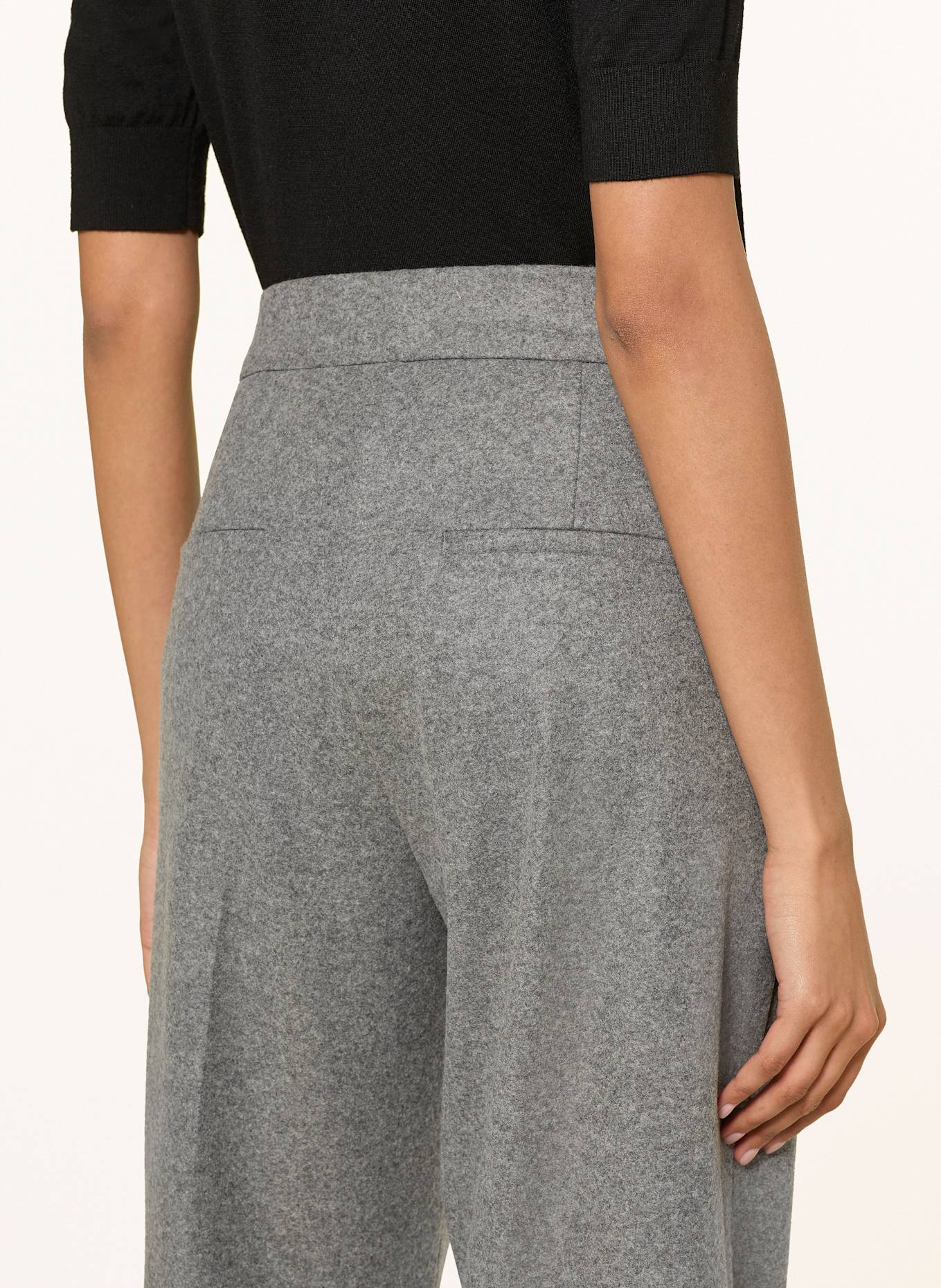 CAMBIO Flanellhose CAMERON: GRAU