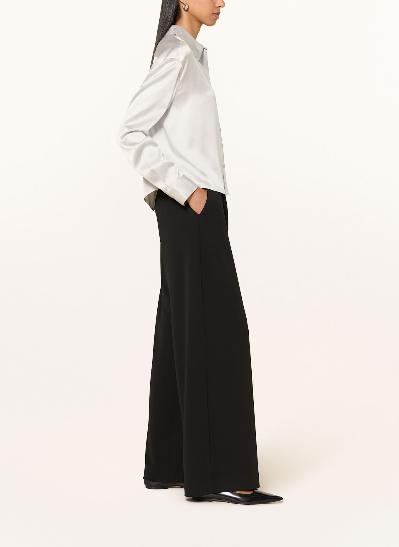 CAMBIO Jerseyhose ARINA im Jogging-Stil: SCHWARZ