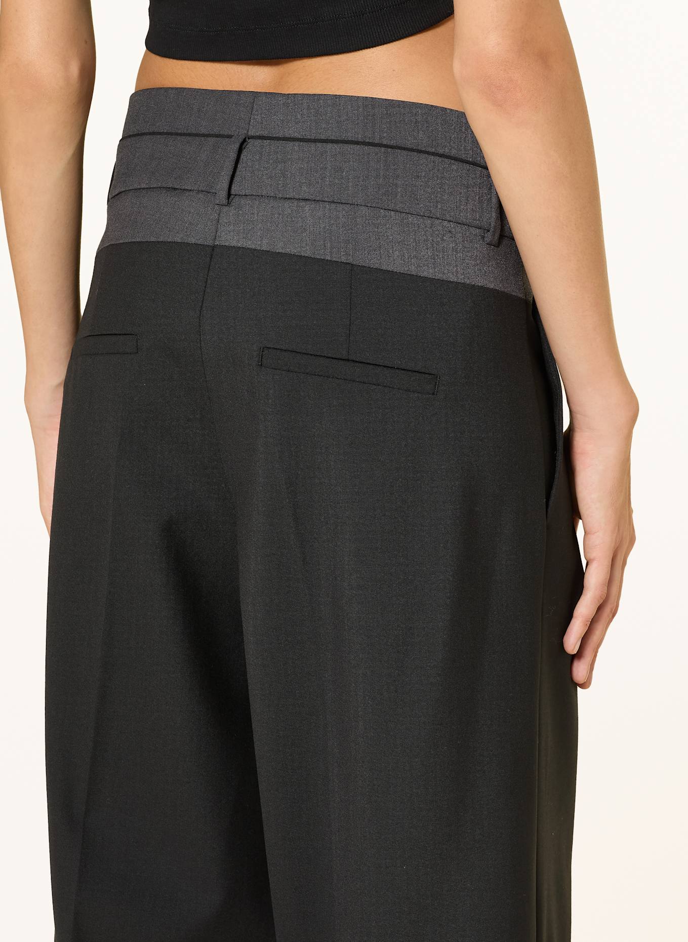 CAMBIO Marlenehose EVELIN: SCHWARZ