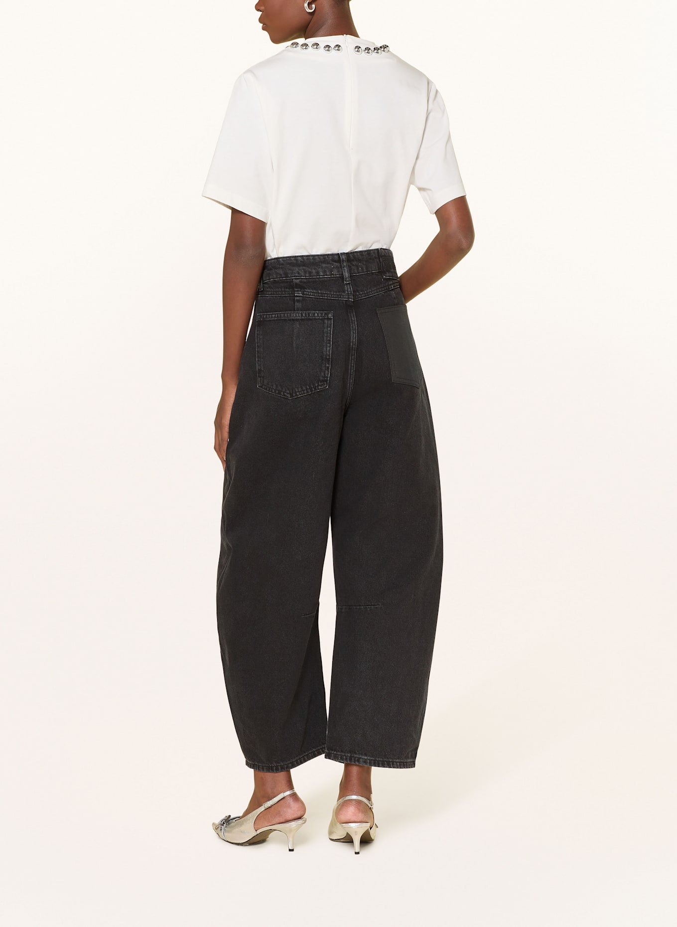 ESSENTIEL ANTWERP Barrel Jeans INTERSTELLAR: BL34 Black