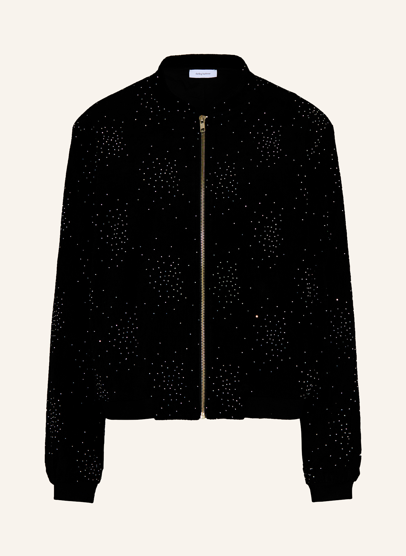 darling harbour Jacke mit Schmucksteinen: SCHWARZ / SILBER