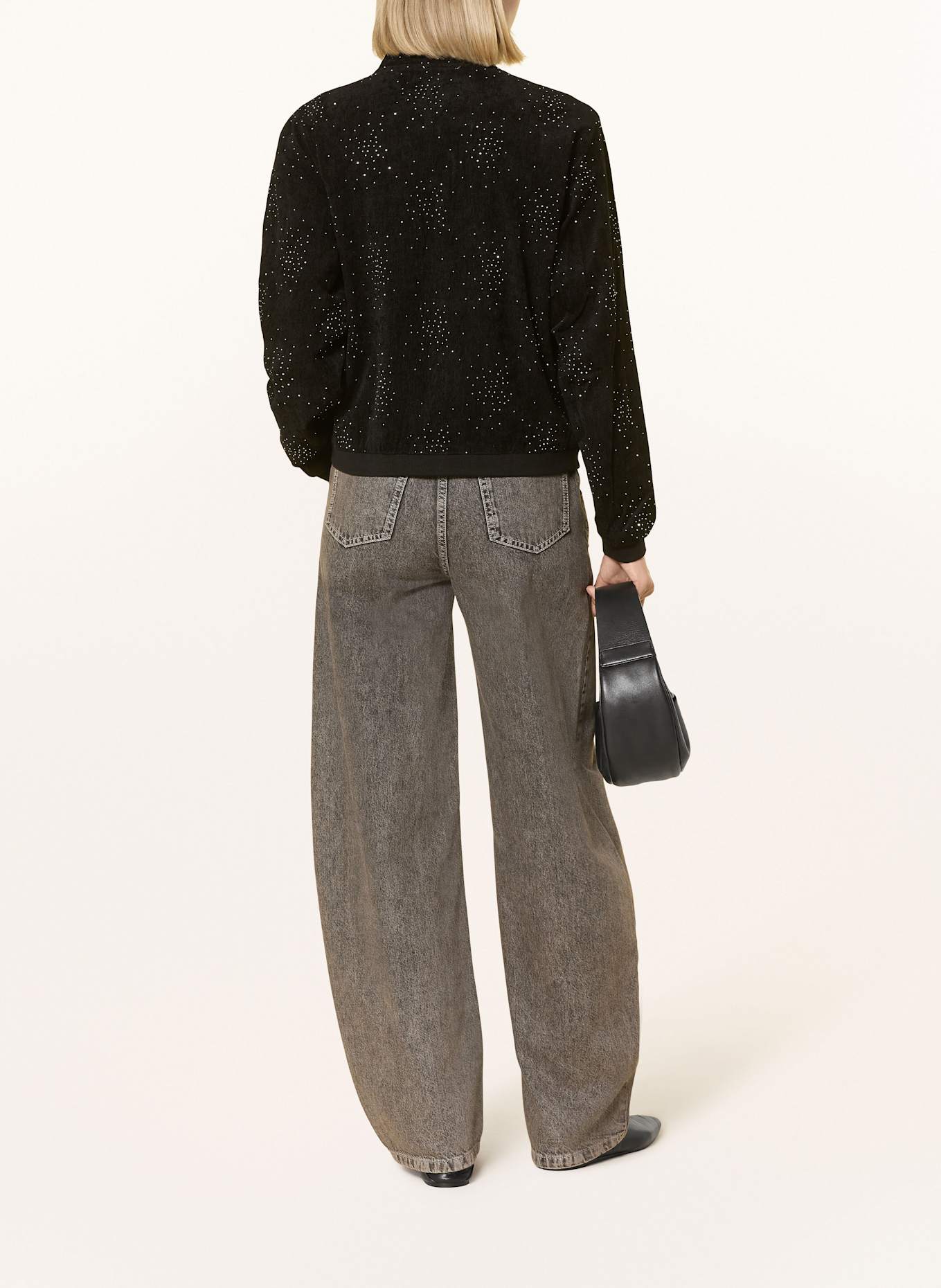 darling harbour Jacke mit Schmucksteinen: SCHWARZ / SILBER