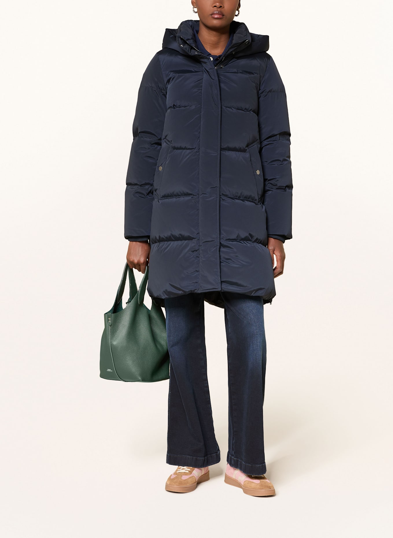 WOOLRICH Daunenmantel KELLY: DUNKELBLAU