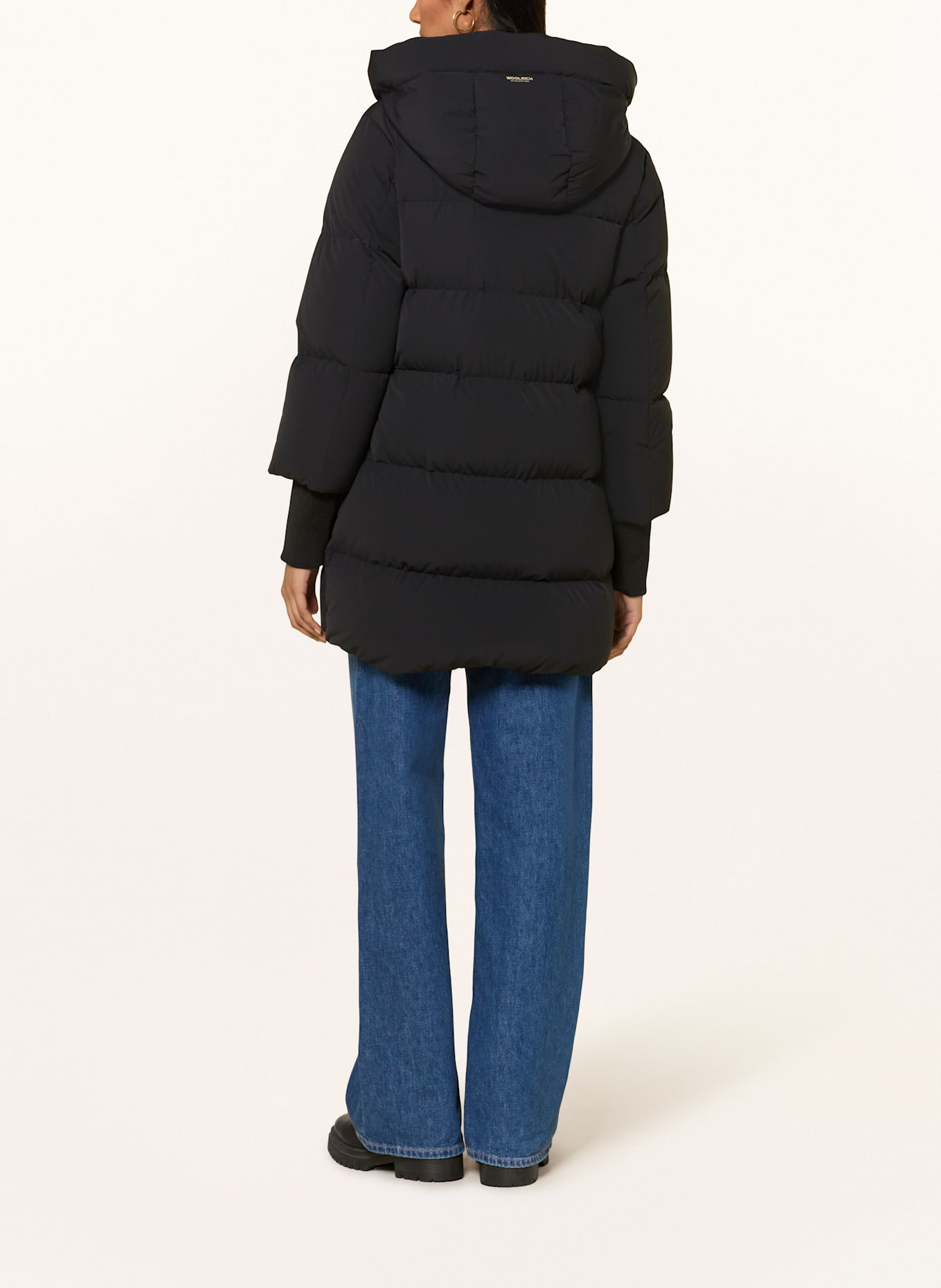 WOOLRICH Daunenmantel: SCHWARZ