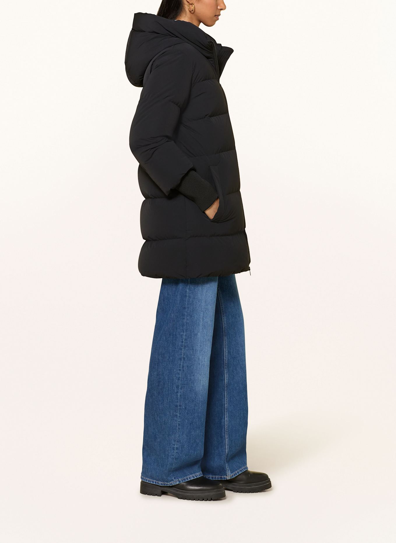 WOOLRICH Daunenmantel: SCHWARZ