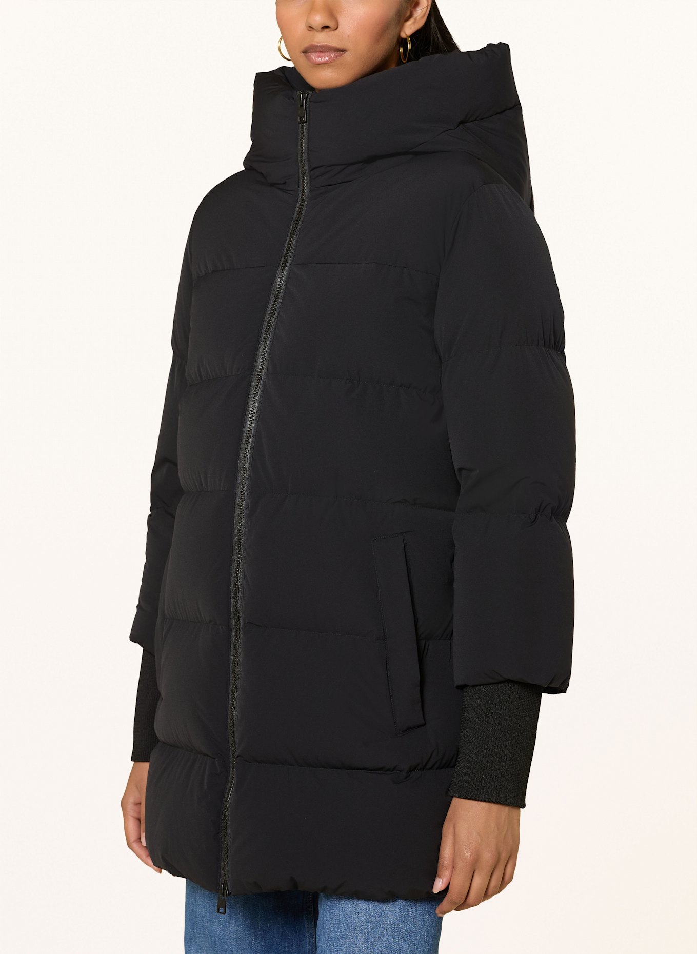 WOOLRICH Daunenmantel: SCHWARZ
