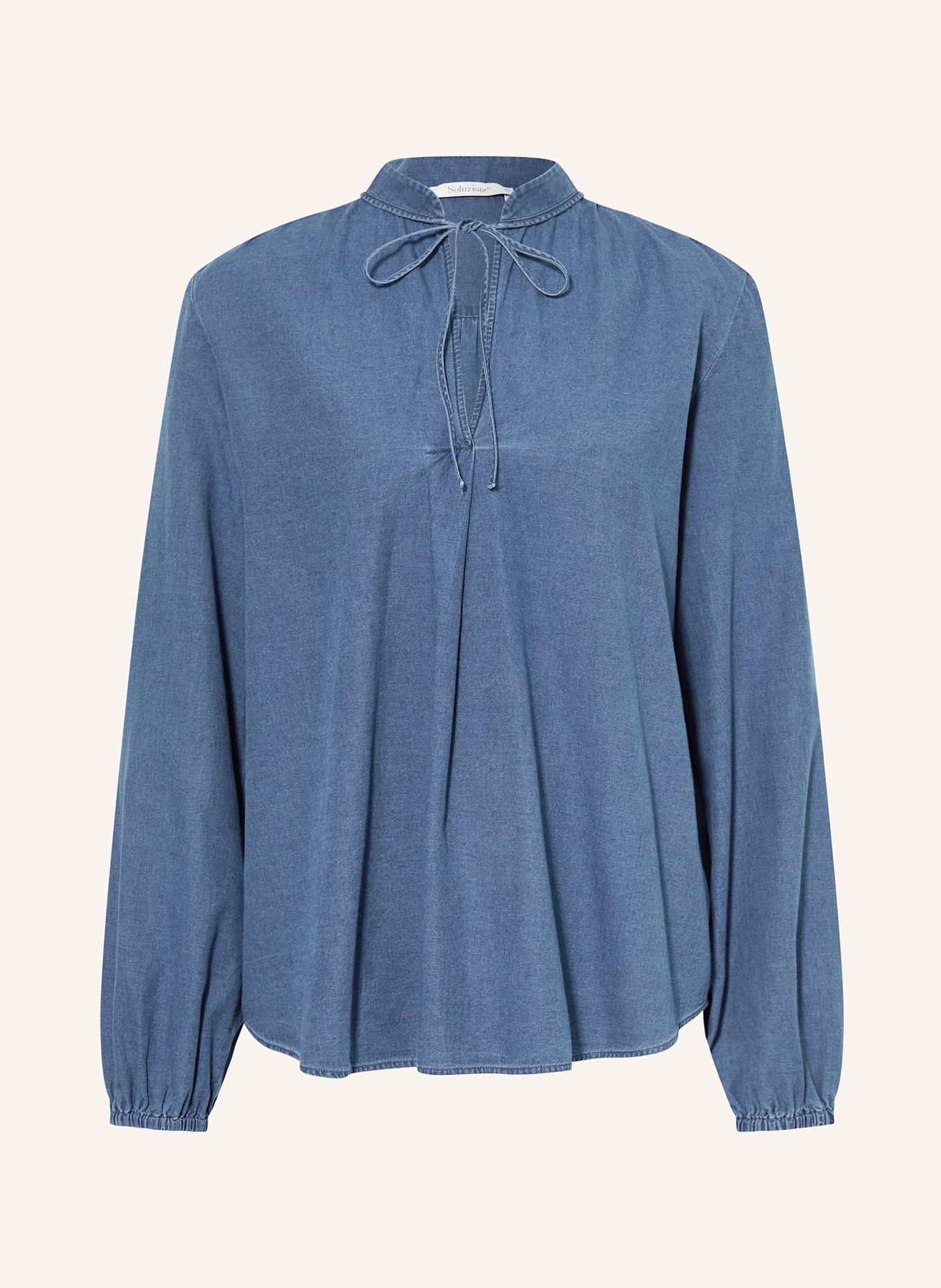 Soluzione Jeans-Blusenshirt: BLAU