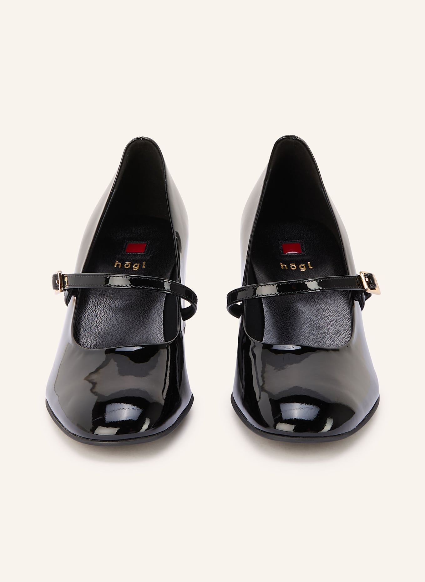 Högl Mary-Jane-Pumps: SCHWARZ