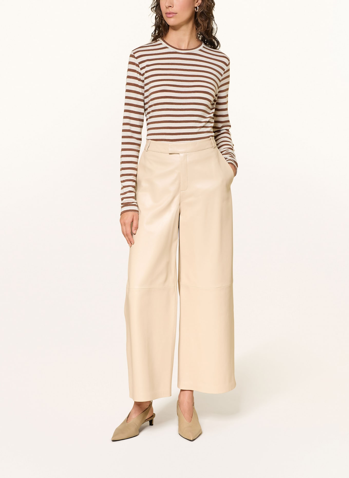 windsor. Longsleeve: WEISS / BRAUN