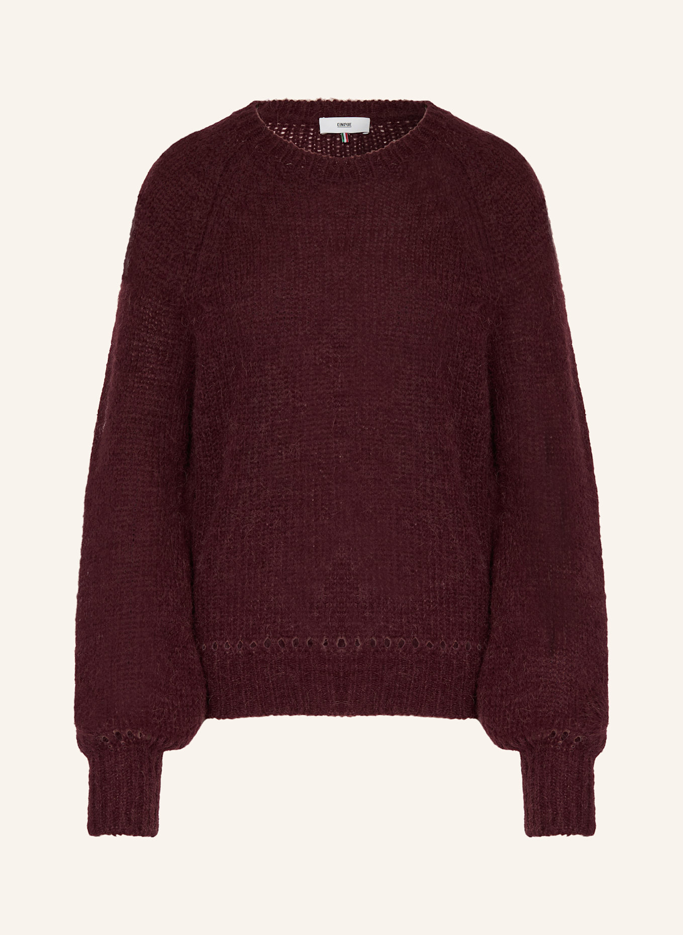 CINQUE Pullover CIBOURO: DUNKELROT