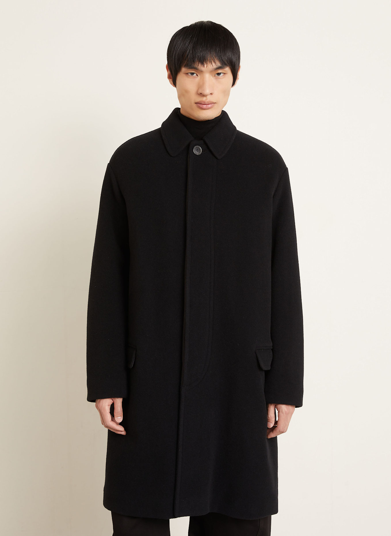 ISABEL MARANT Manteau en laine KIRK: NOIR