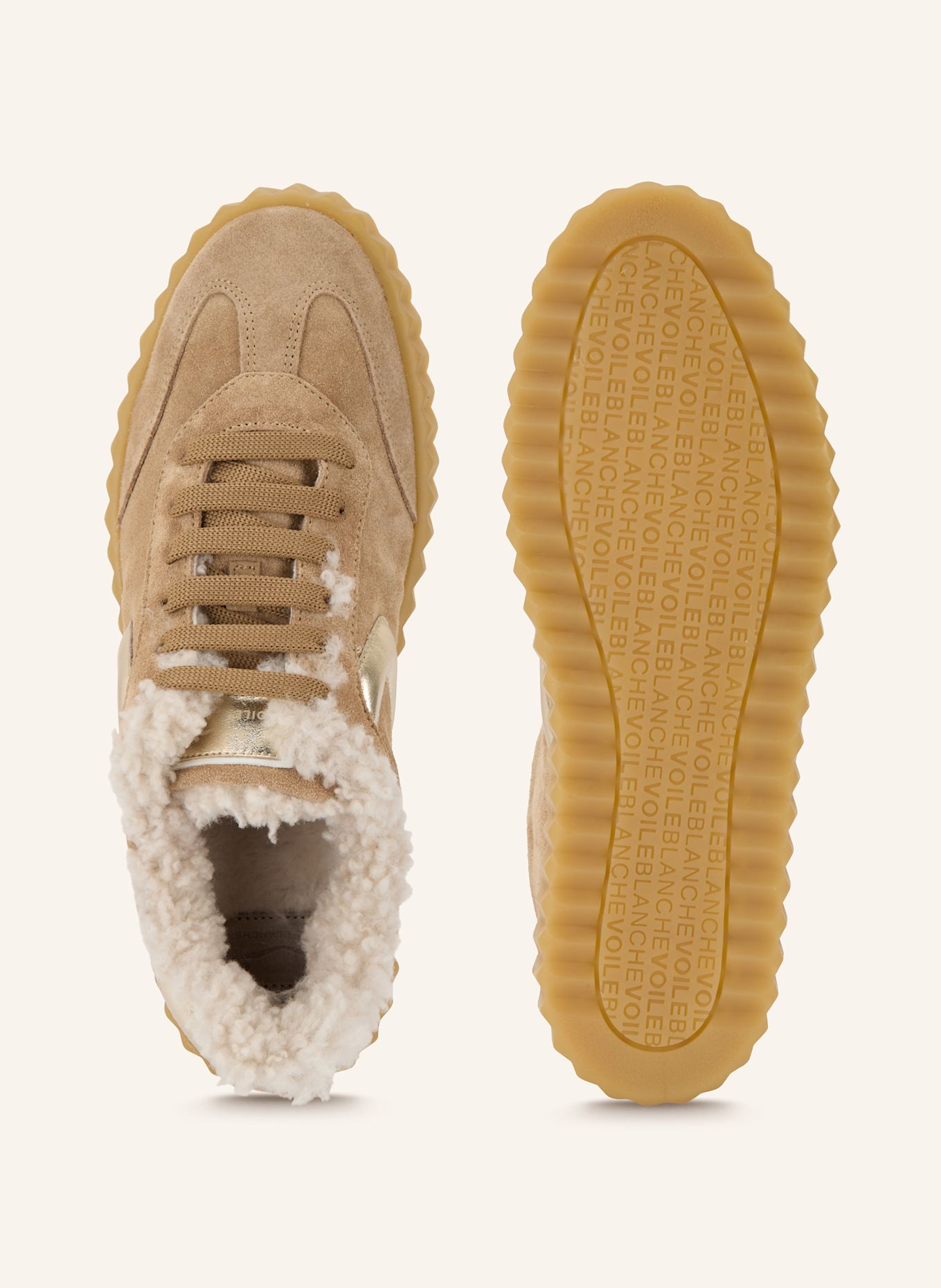 VOILE BLANCHE Sneaker INES: HELLBRAUN