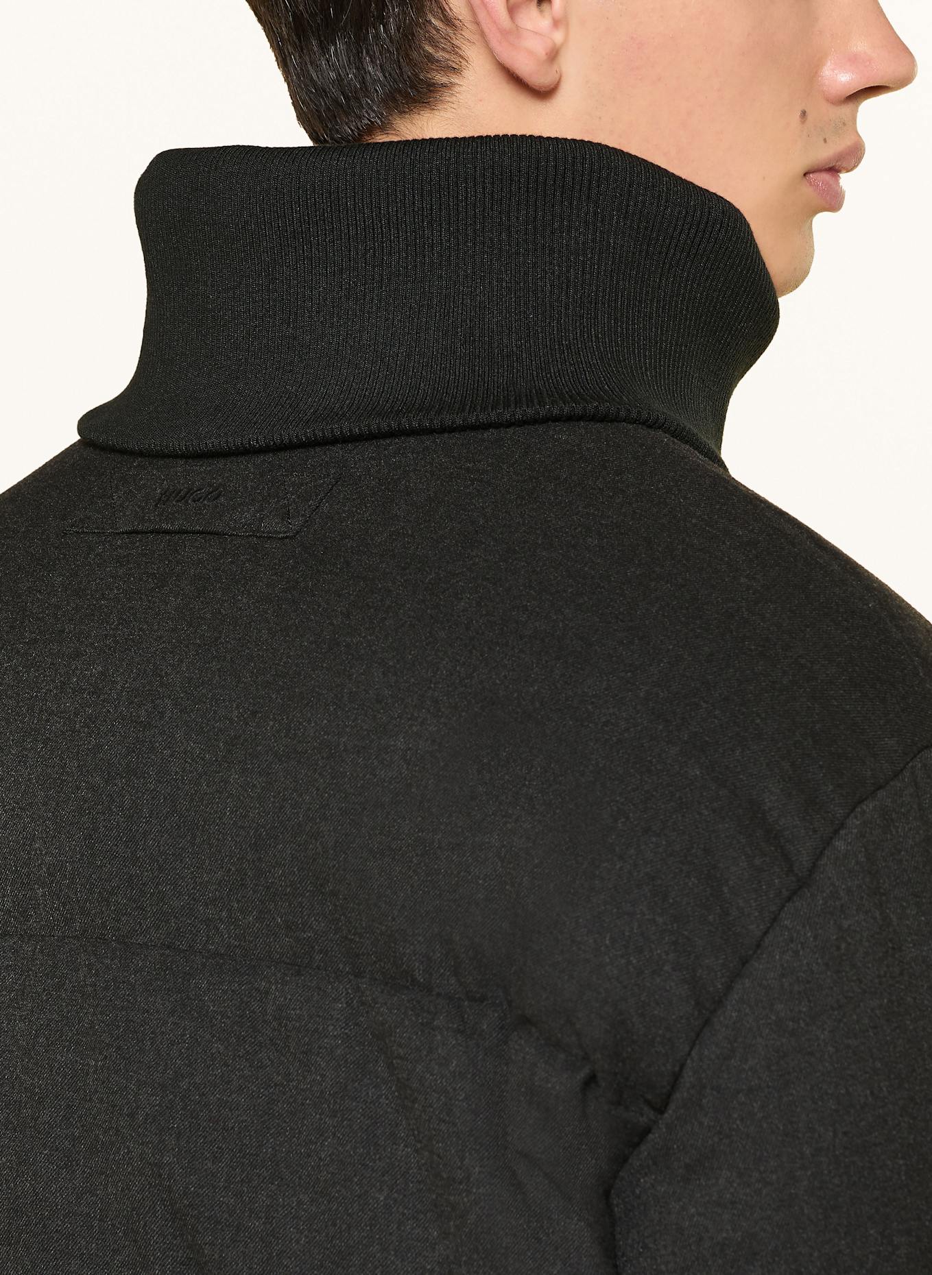 HUGO Steppjacke BELGO: SCHWARZ