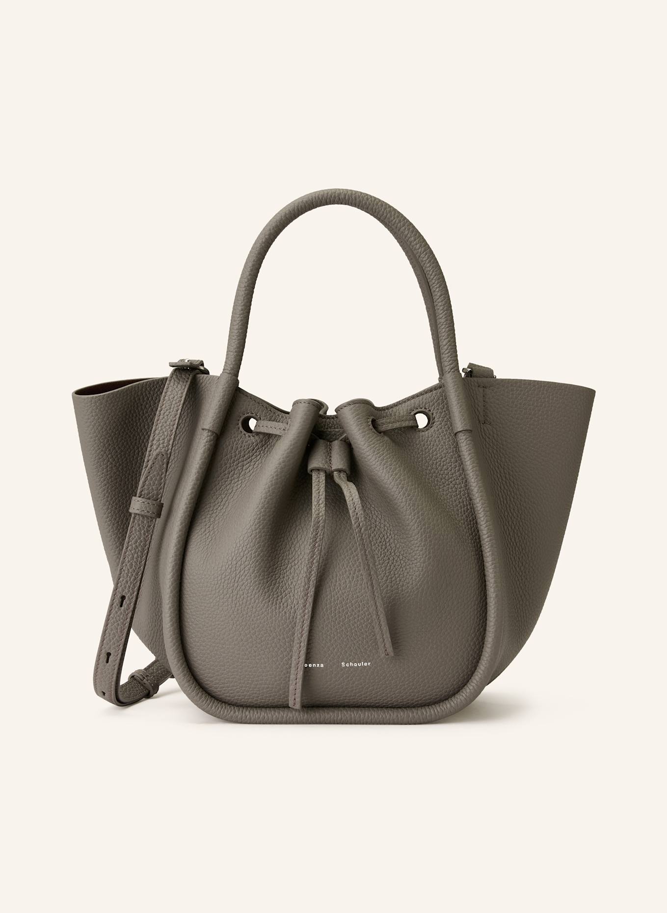 Proenza Schouler Shopper RUCHED SMALL: GRAU
