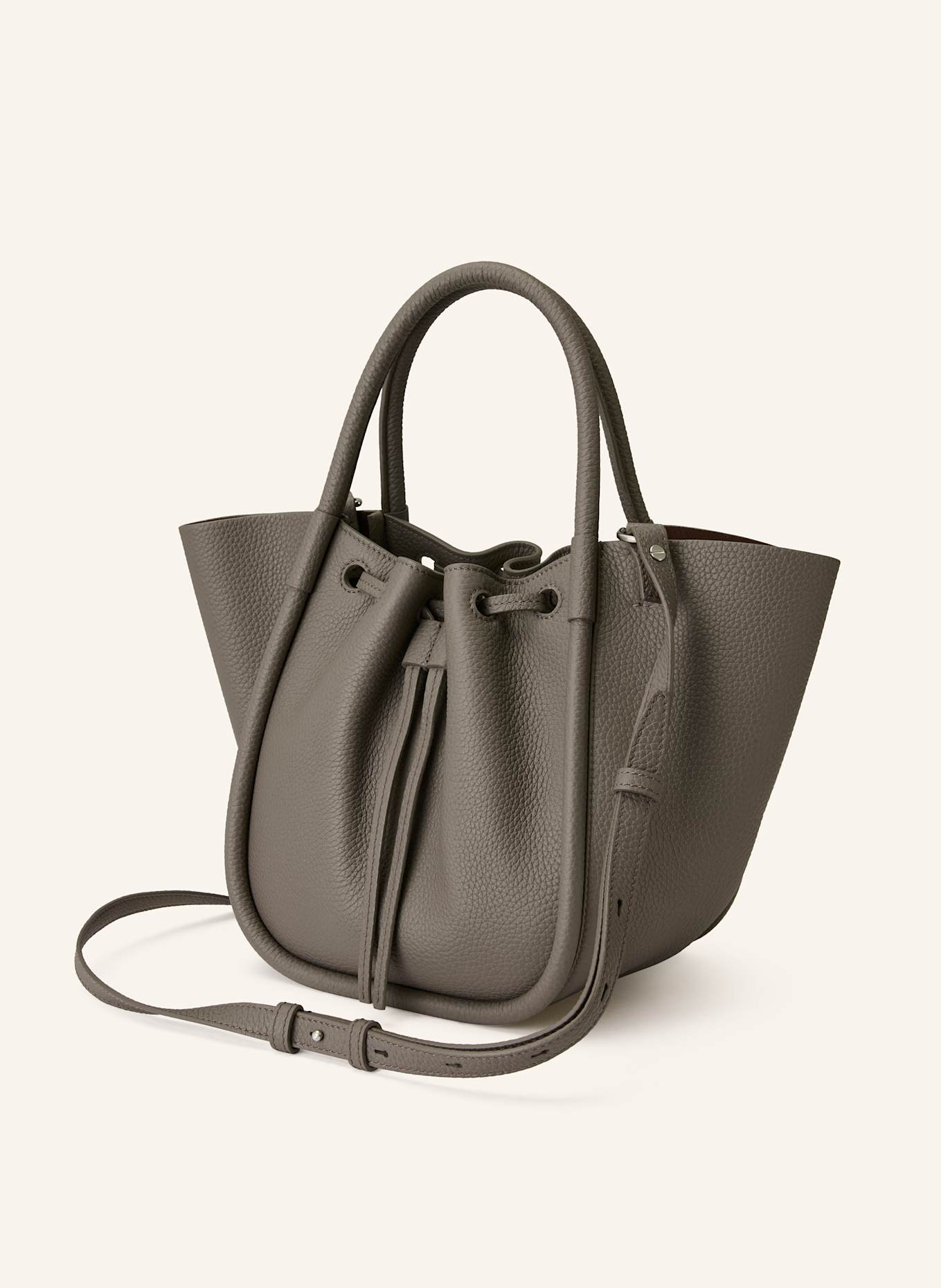 Proenza Schouler Shopper RUCHED SMALL: GRAU