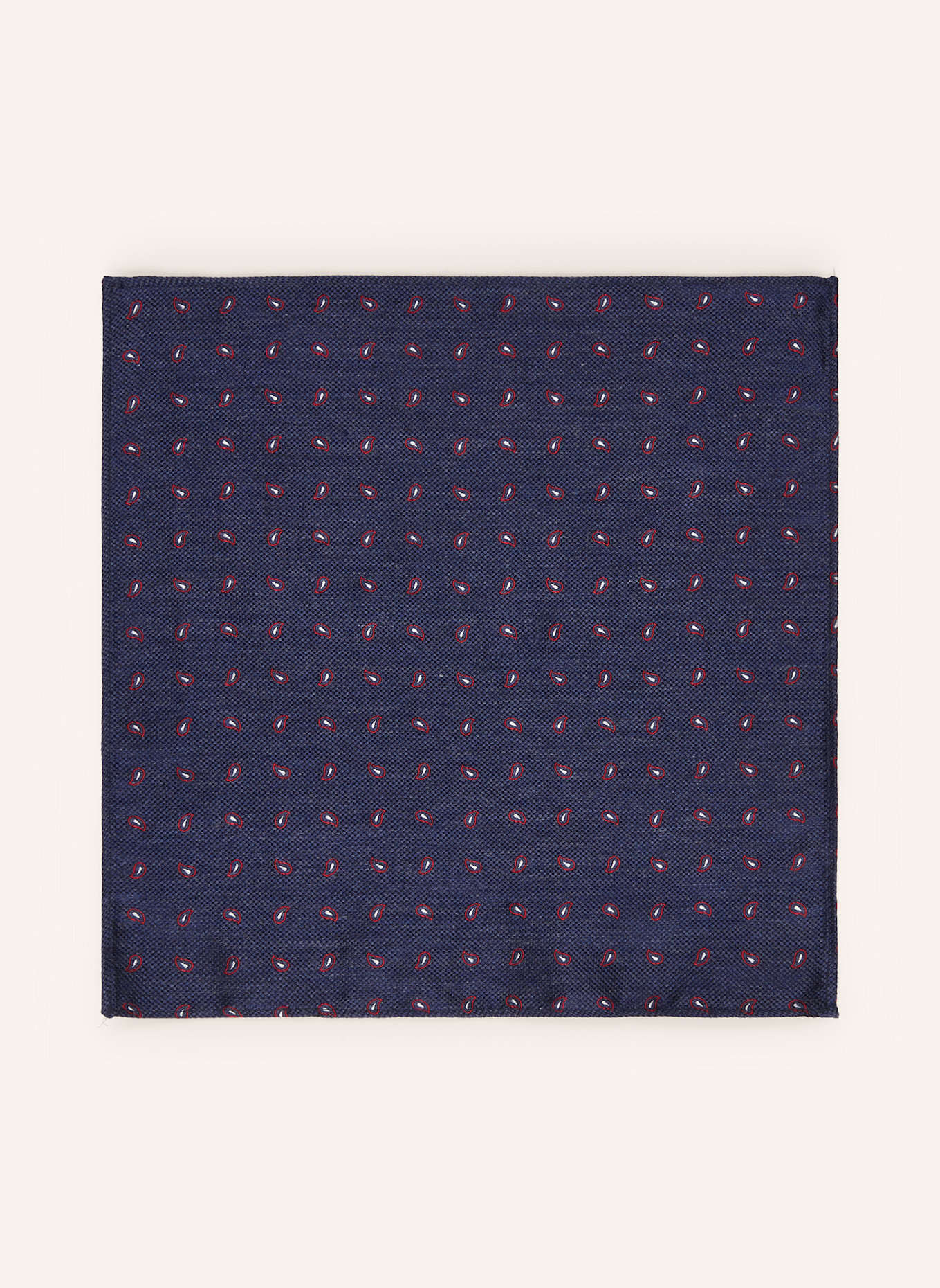 Prince BOWTIE Set: Bow tie and pocket square: DARK BLUE / DARK RED / WHITE