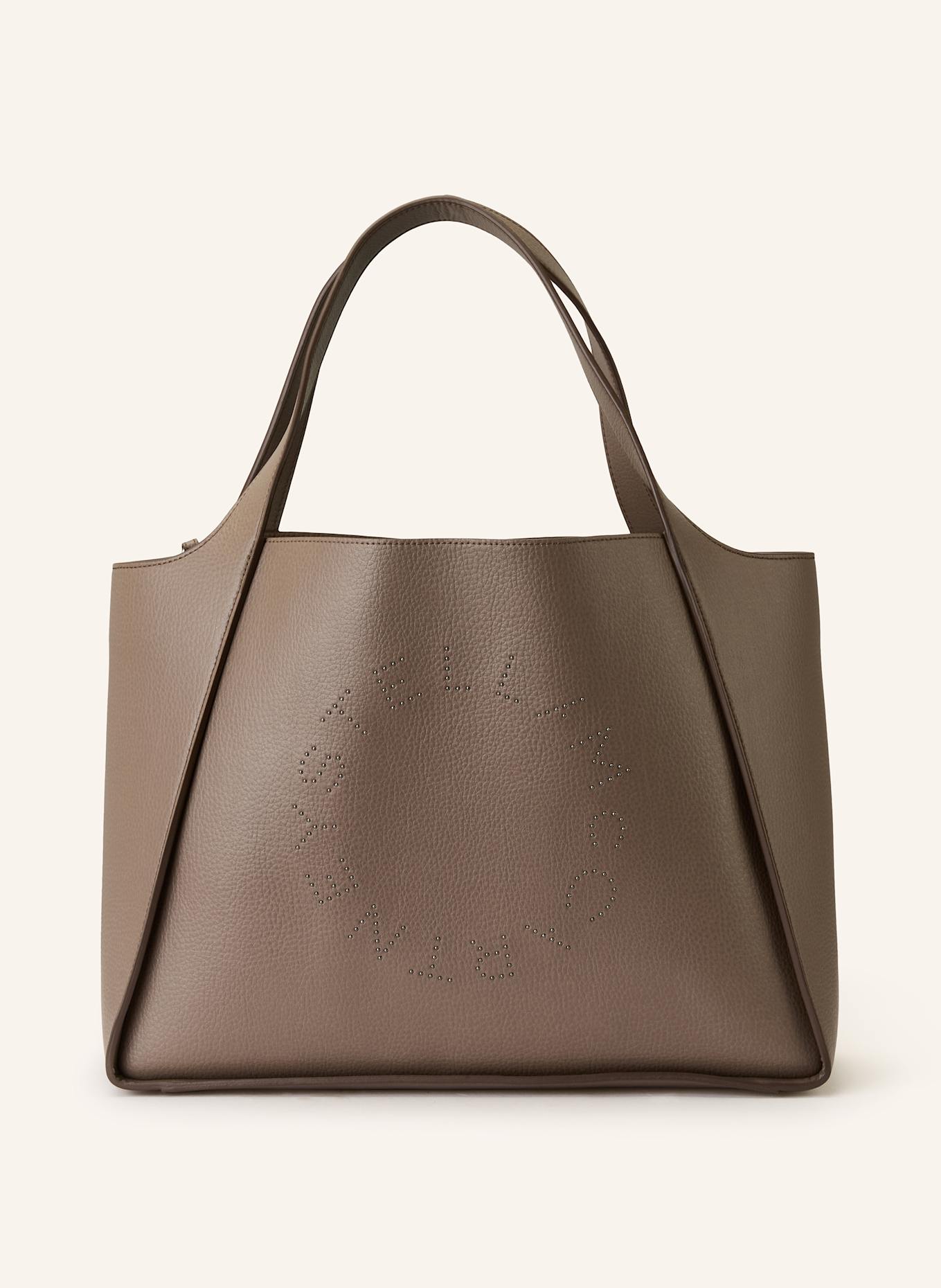 STELLA McCARTNEY Shopper s pouzdrem: ČERNOŠEDÁ