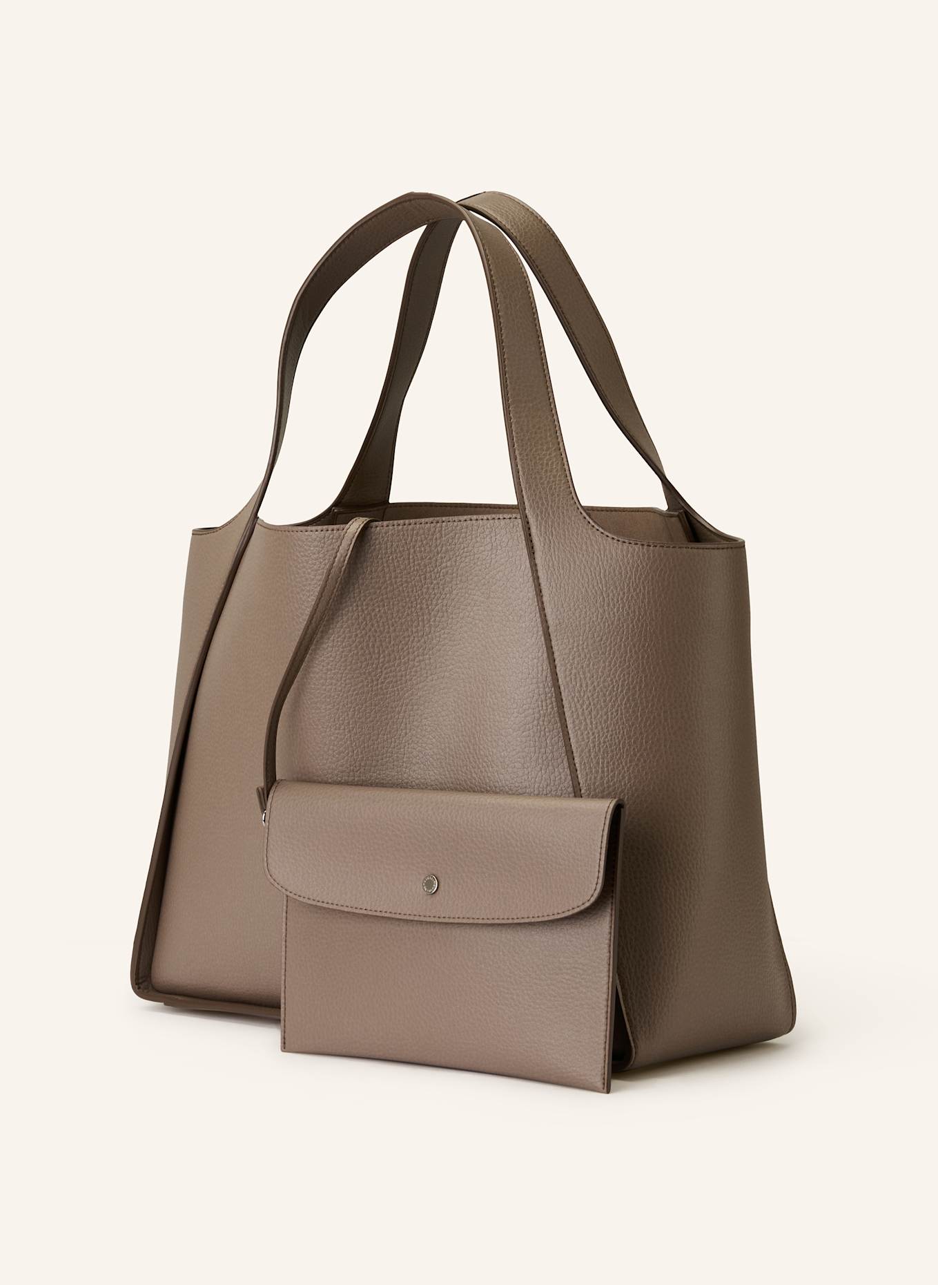 STELLA McCARTNEY Shopper s pouzdrem: ČERNOŠEDÁ