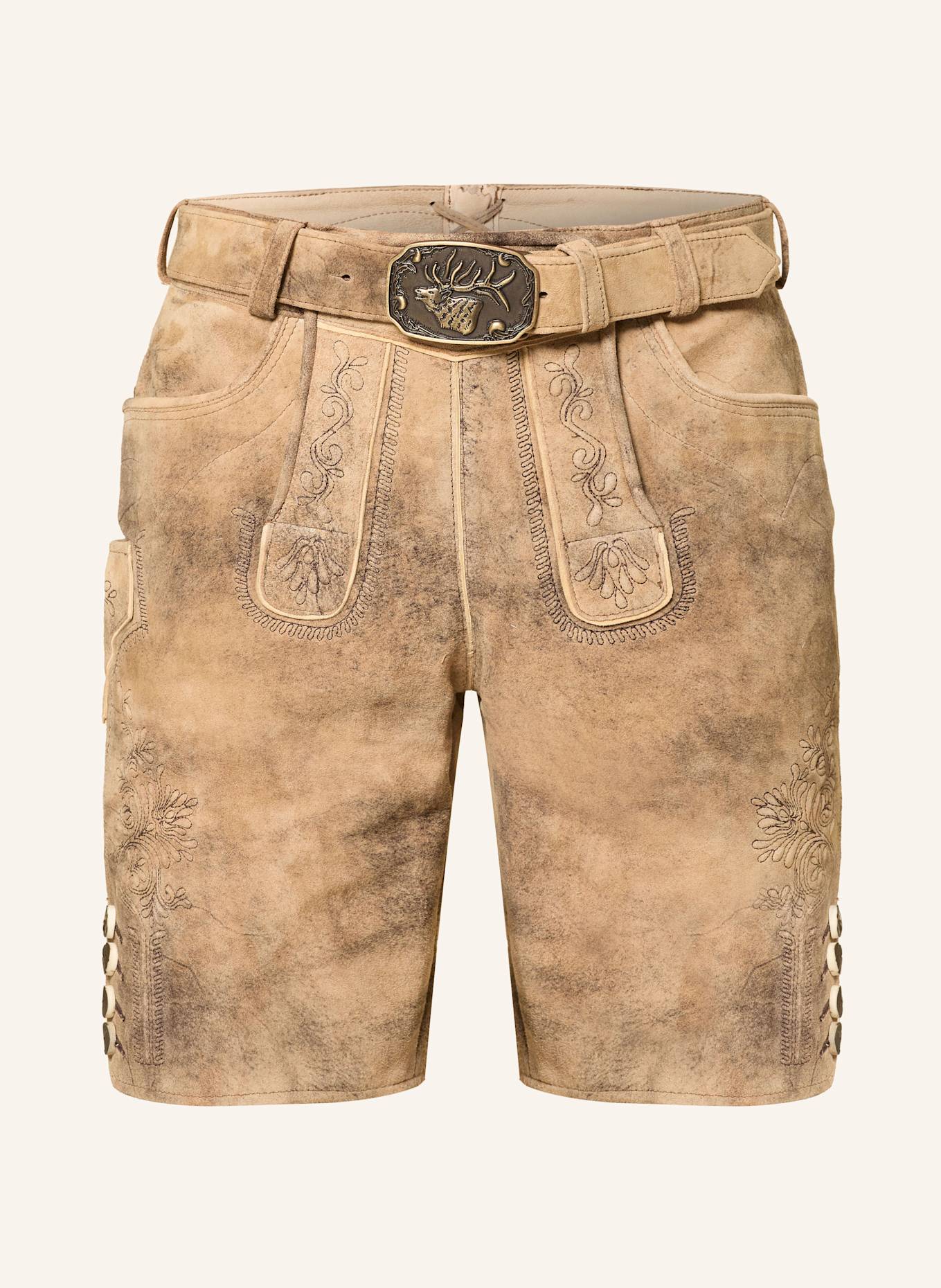 Spieth & Wensky Trachten-Lederhose GRAMMING: BRAUN / DUNKELBRAUN