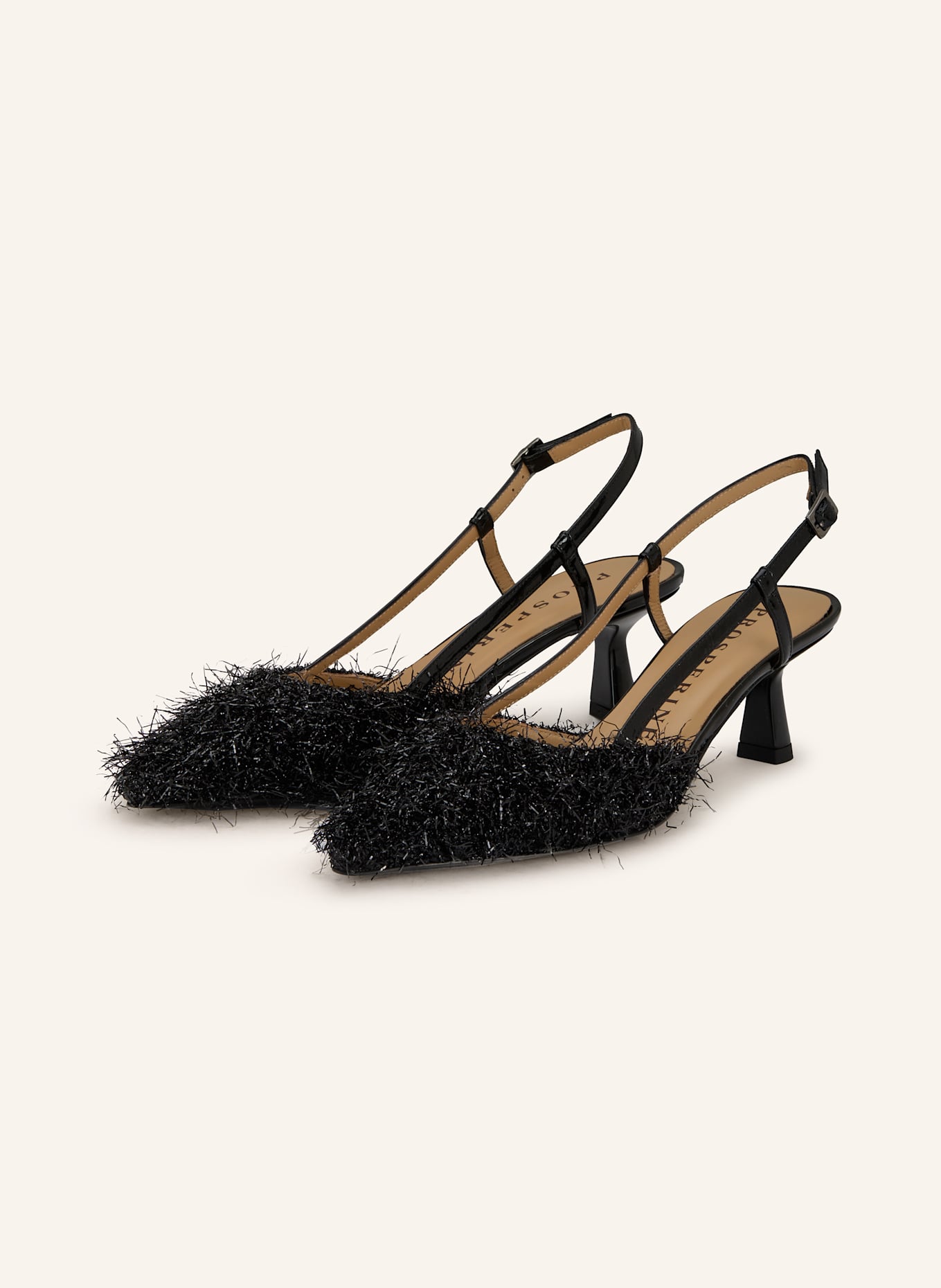 PROSPERINE Slingpumps: SCHWARZ