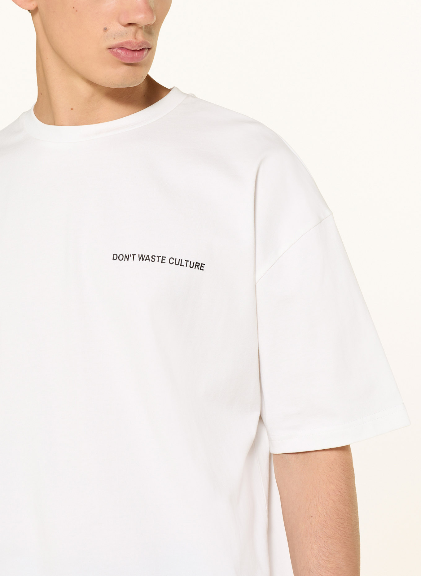 don't waste culture T-Shirt ZALIRA: WEISS