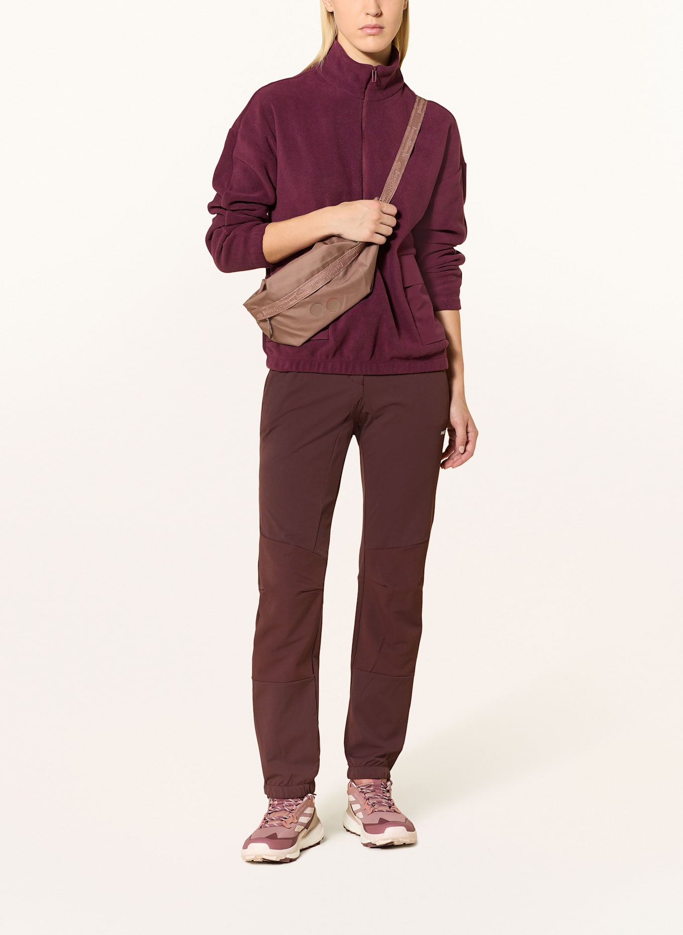 me°ru' Trekkinghose DONCASTER: DUNKELROT