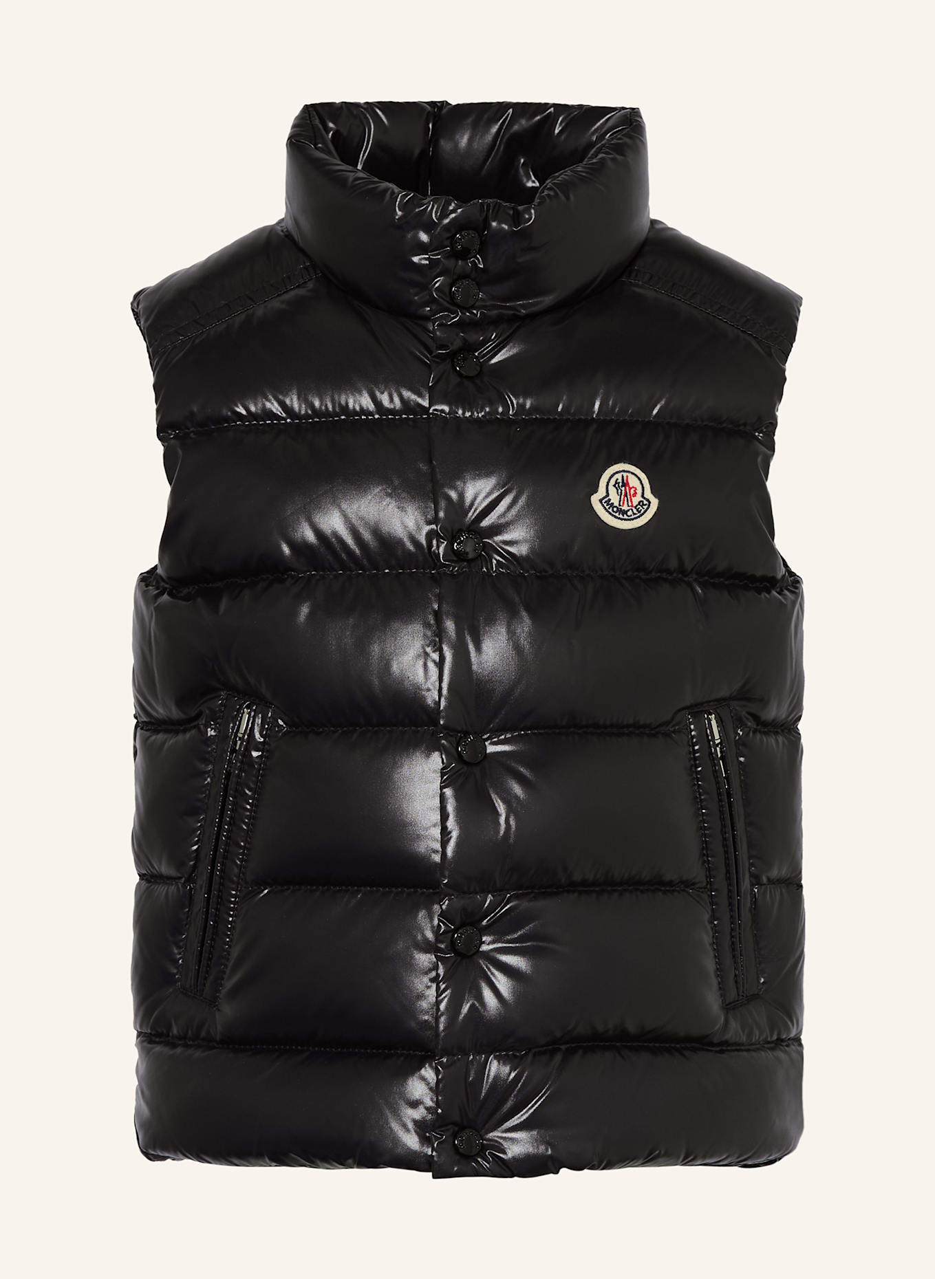 MONCLER enfant Daunenweste TIB: SCHWARZ