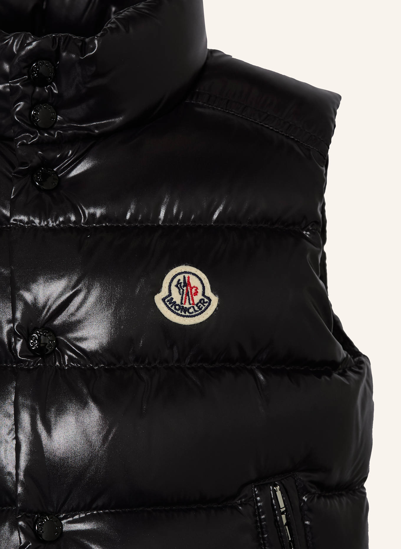 MONCLER enfant Daunenweste TIB: SCHWARZ