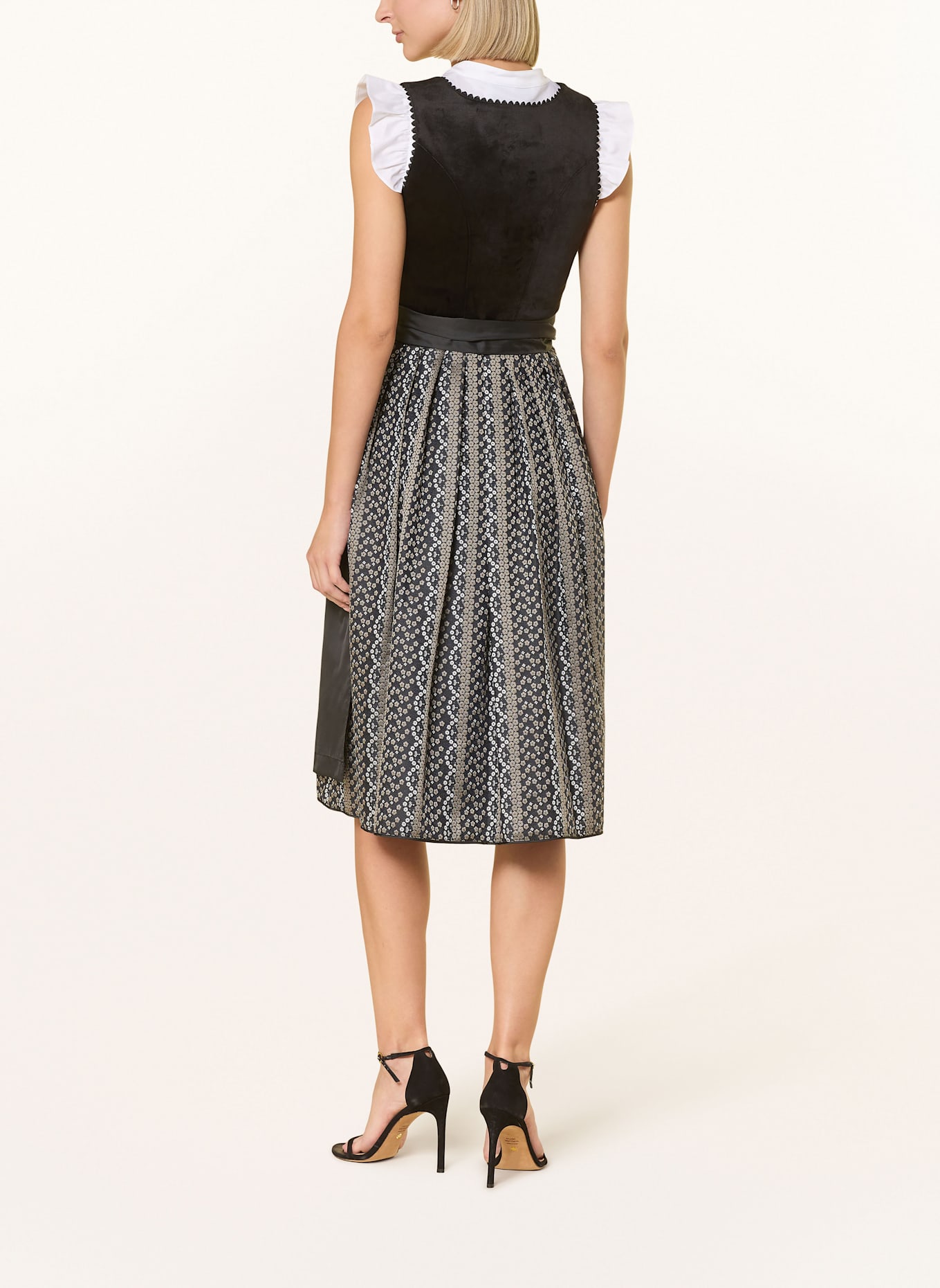 Spieth & Wensky Dirndl GIULIANNA: BLACK/ GRAY